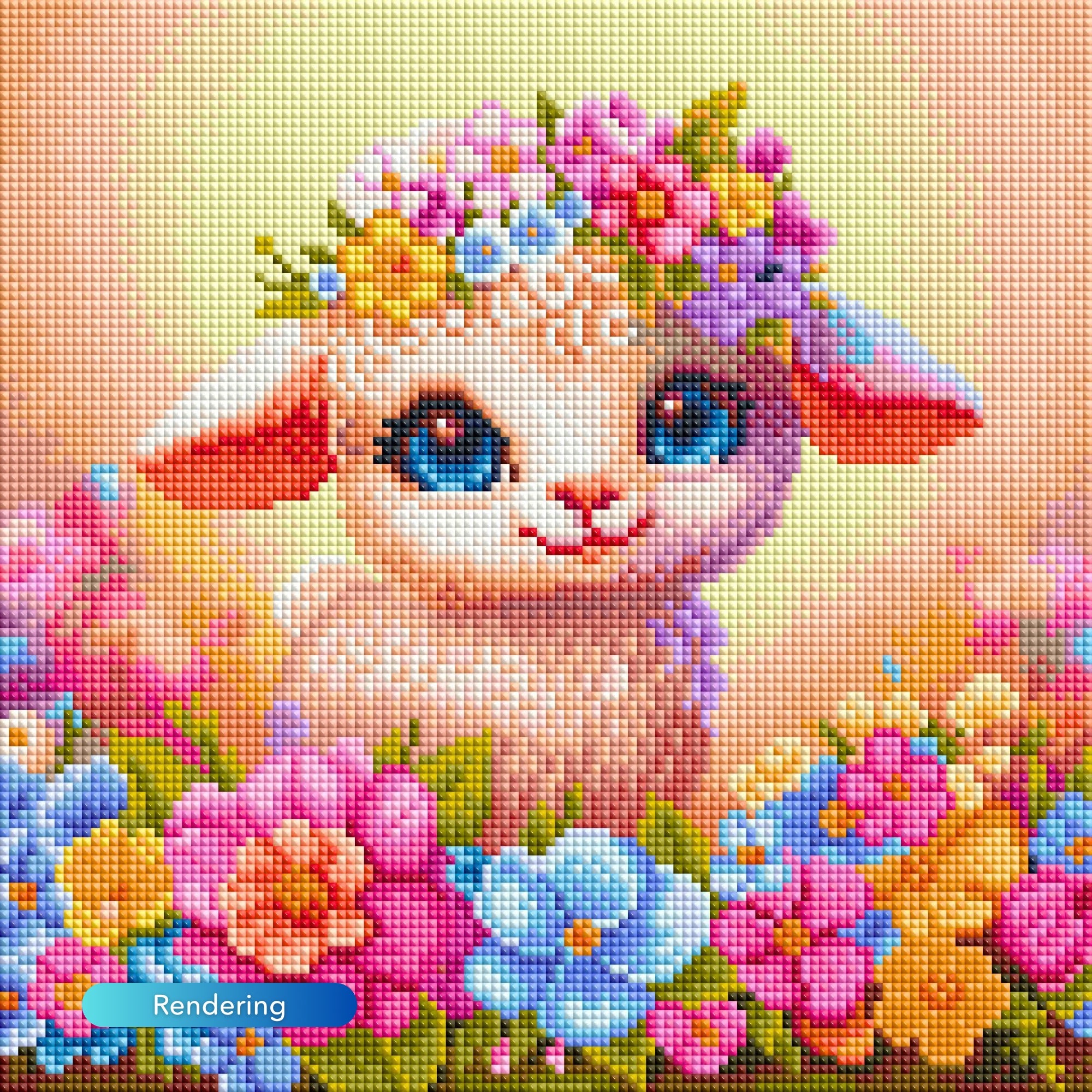 Diamond Painting - Easter Lamb Lupina