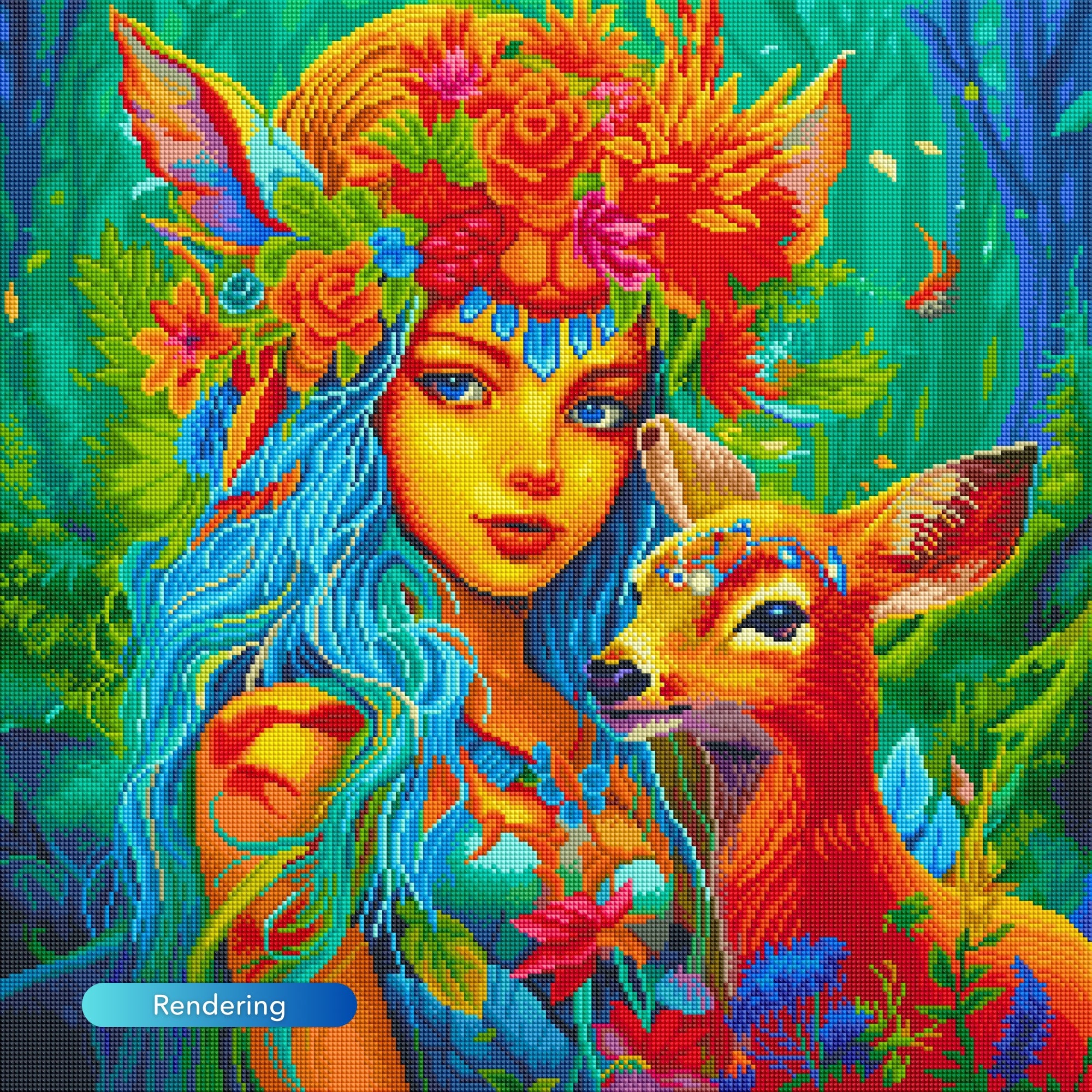 Diamond Painting - Forest Girl