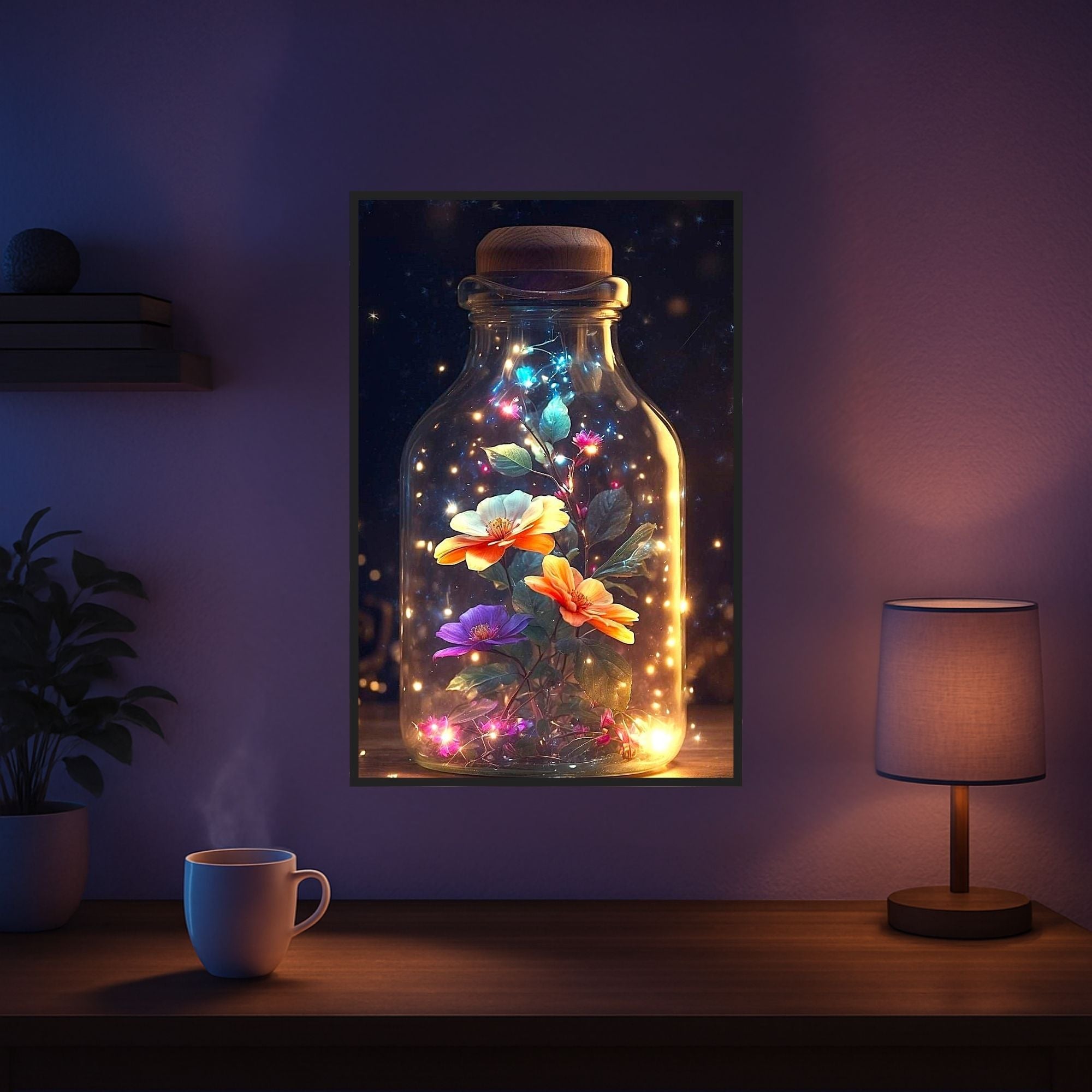 Diamond Painting - Glowing Floral Magic