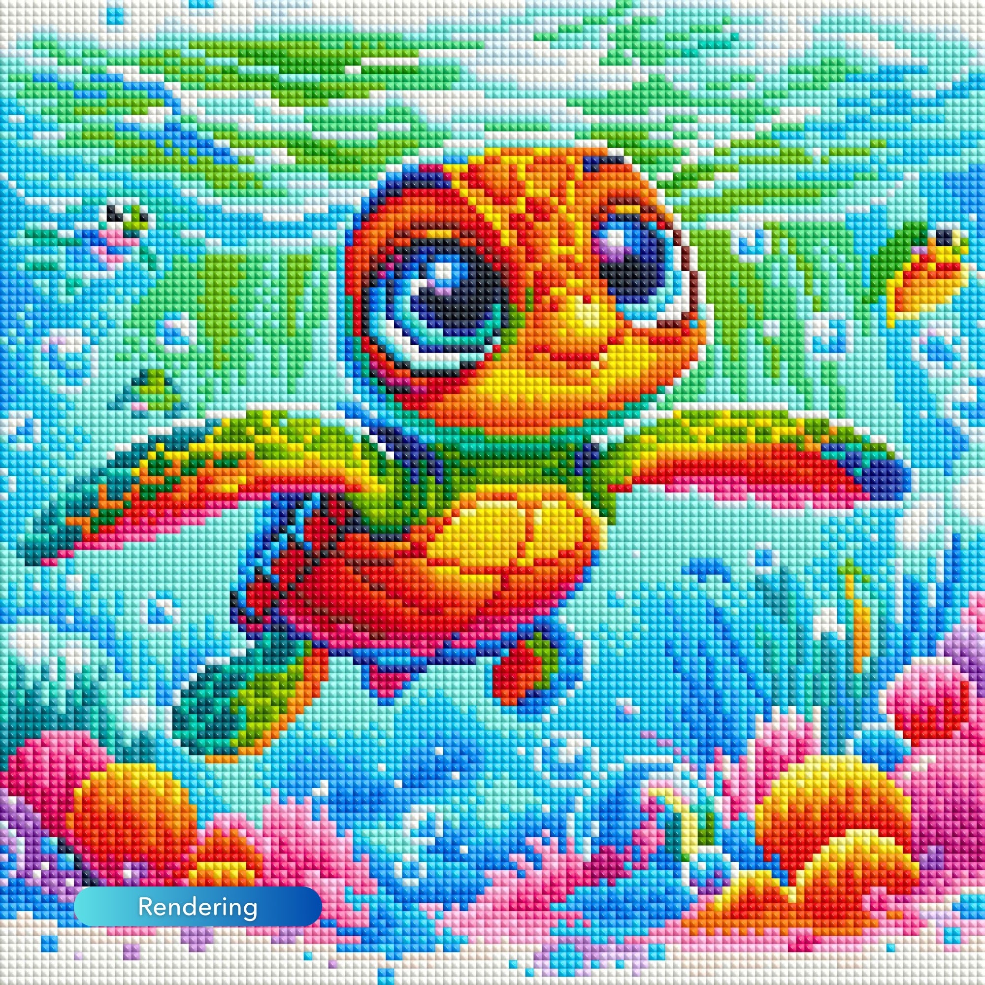 Diamond Painting - Lotta, the Little Sea Turtle
