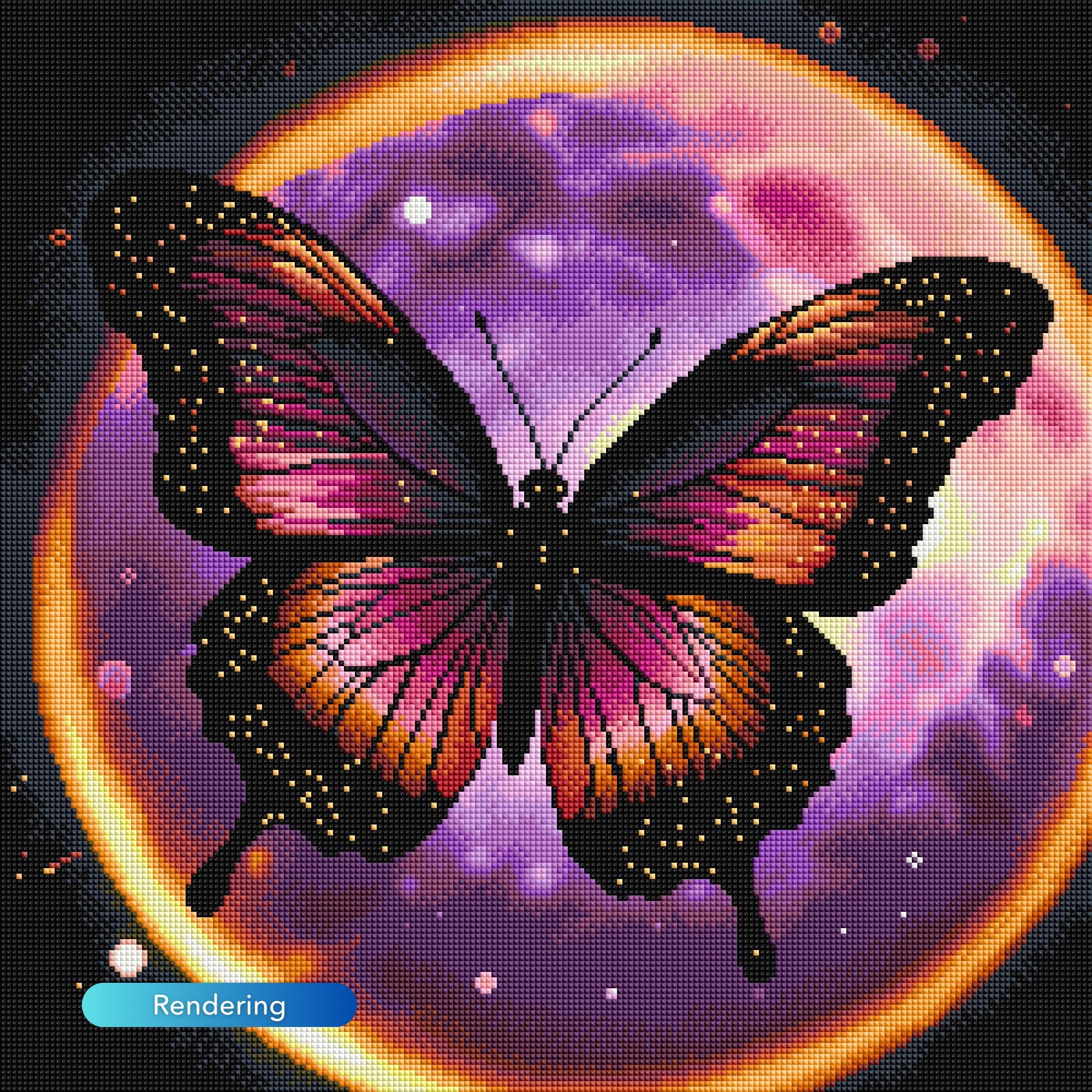 Diamond Painting - Purple Moon