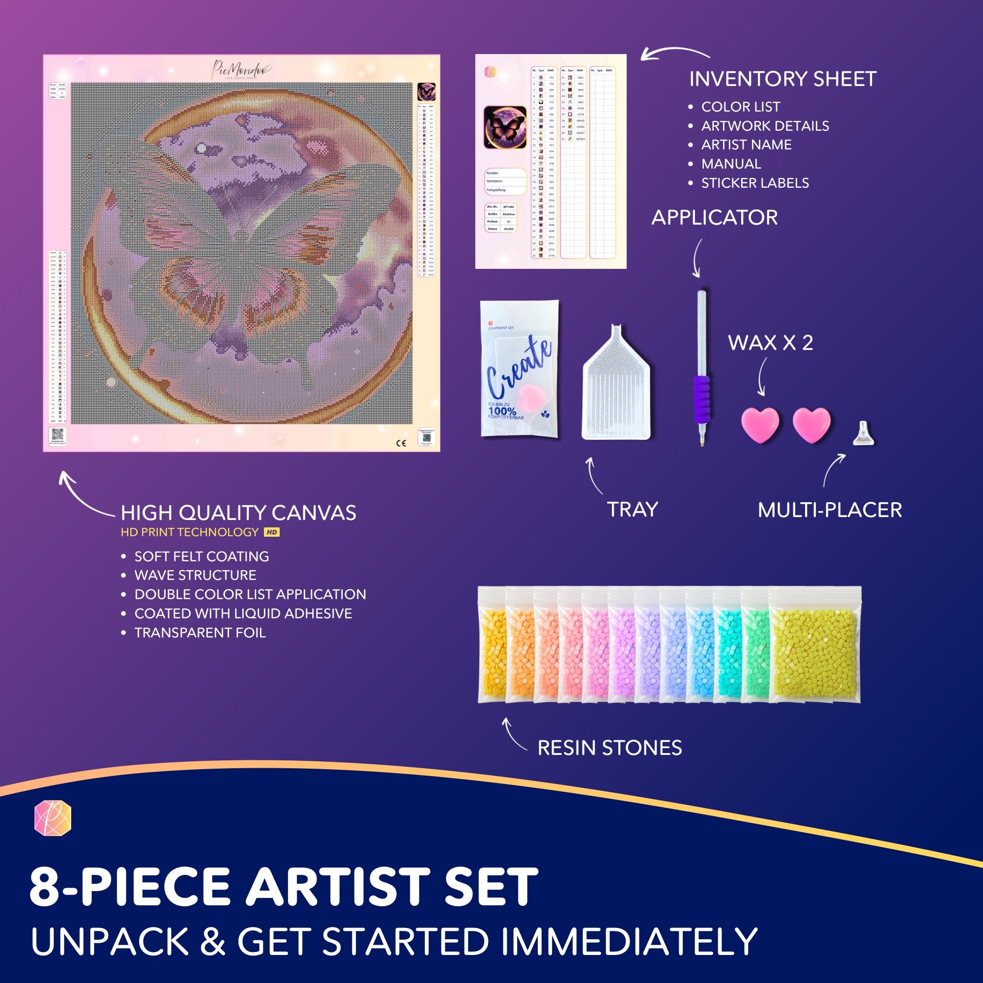 Diamond Painting - Purple Moon