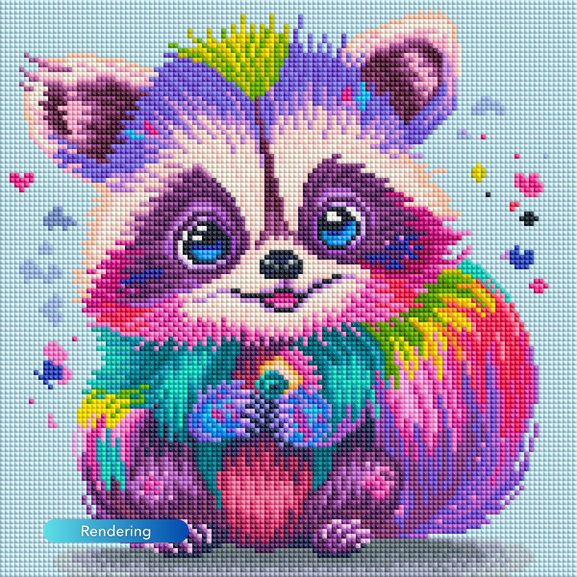 Diamond Painting - Raccoon Willibald