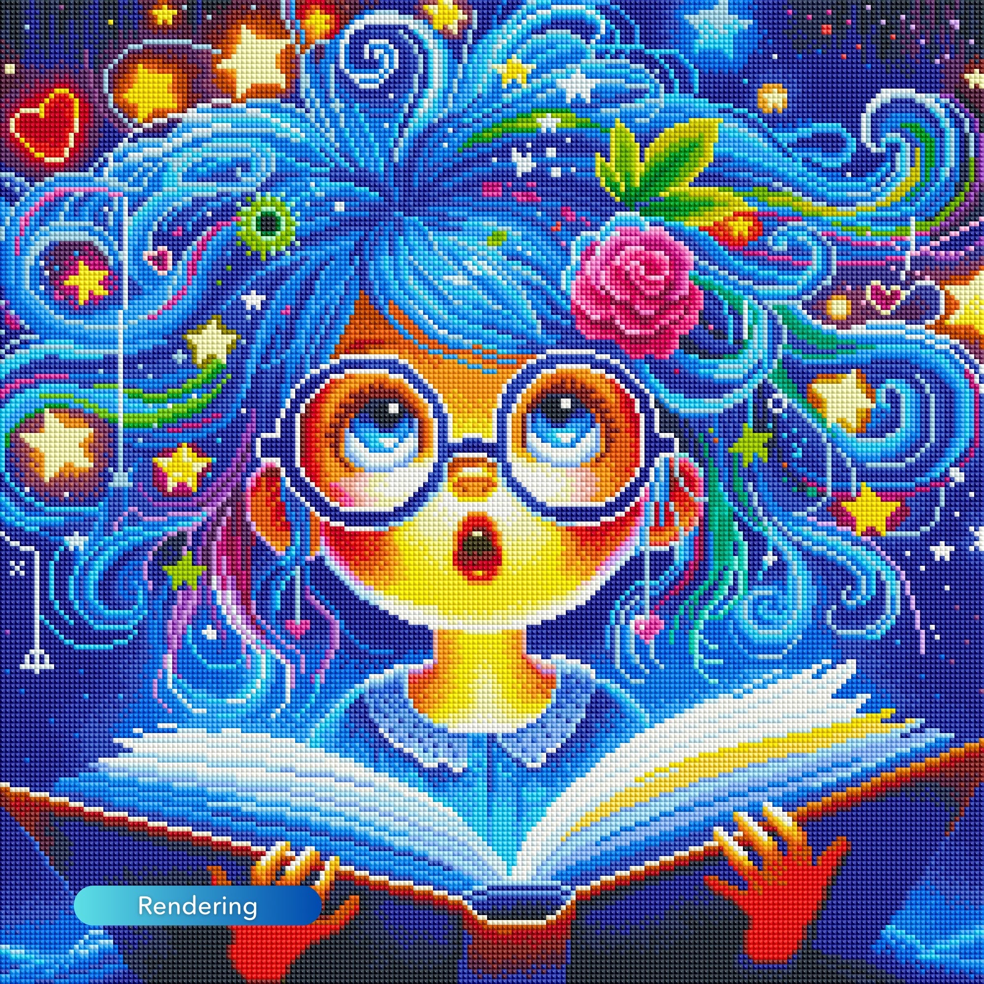 Diamond Painting - Reading Mouse Josephine