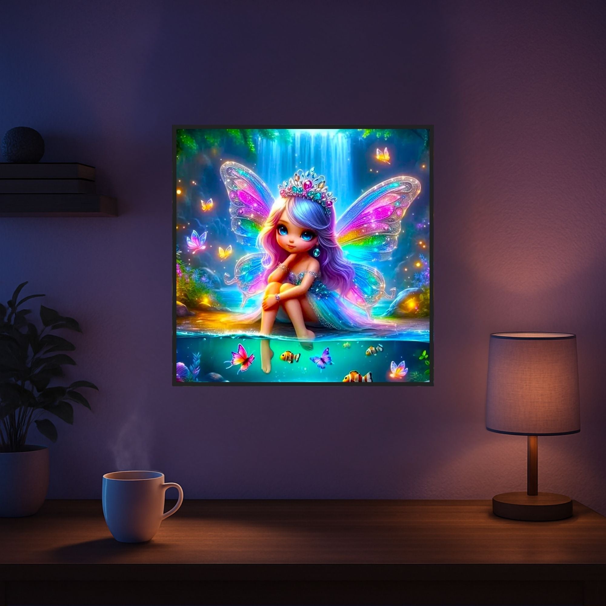 Diamond Painting - Relaxation by the Fairy Pond