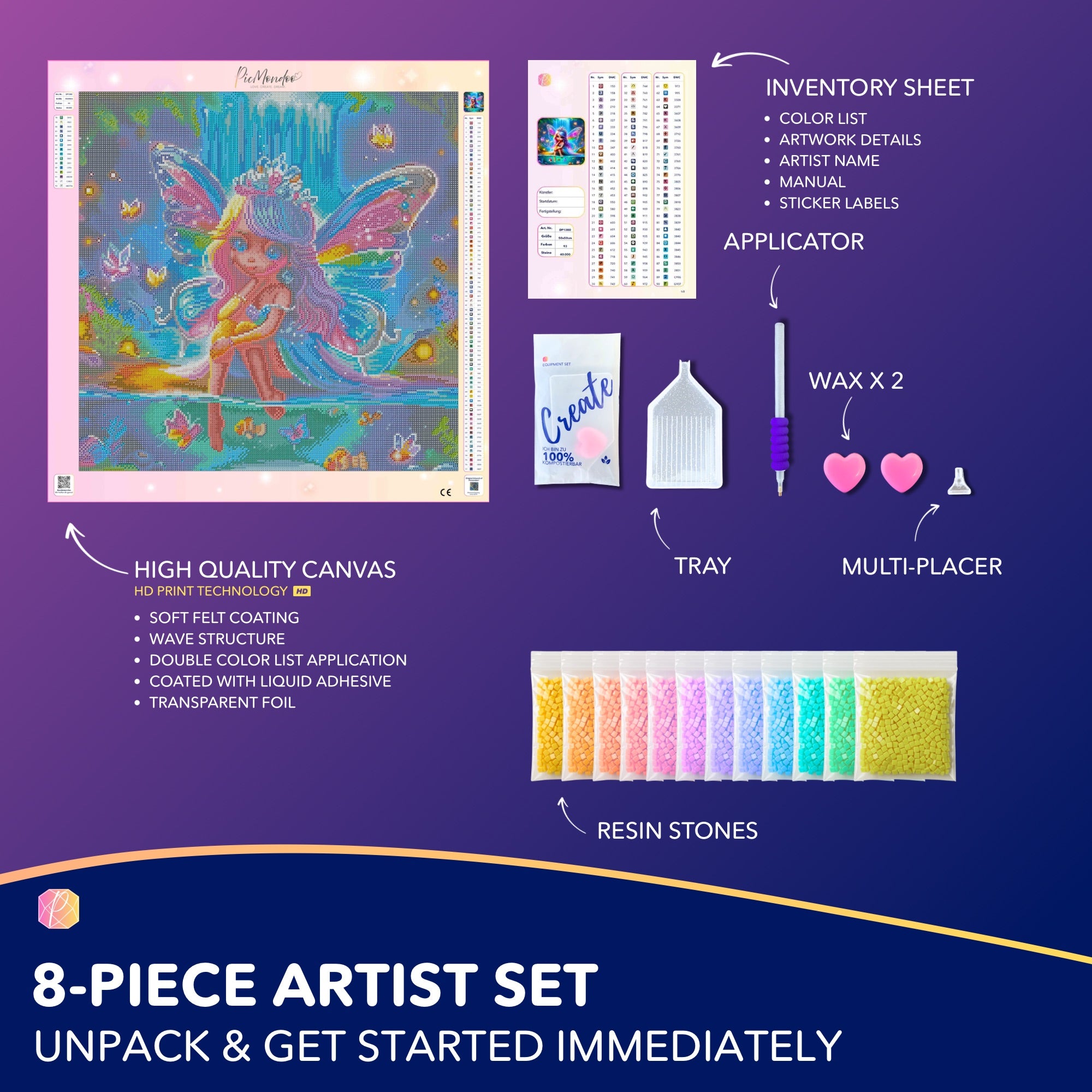 Diamond Painting - Relaxation by the Fairy Pond