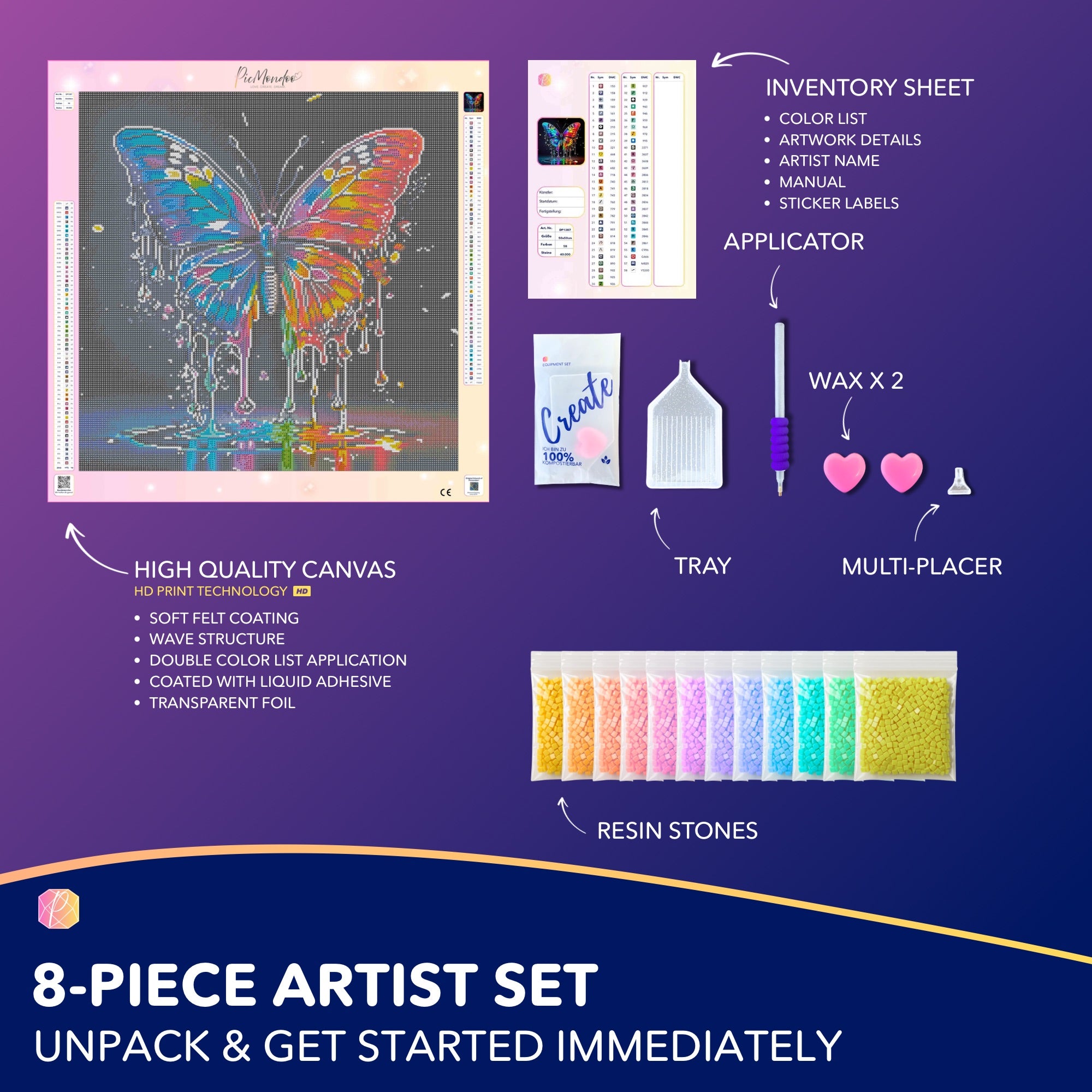 Diamond Painting - Waterdrop butterfly