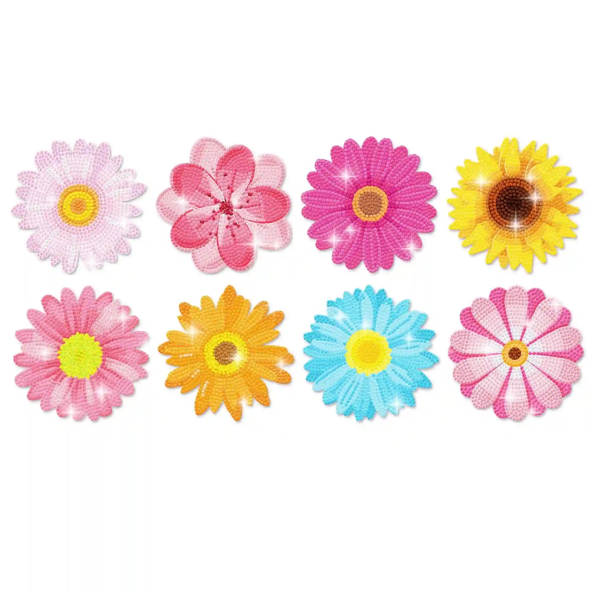 Diamond Painting - Coaster "Colorful Flower Meadow"