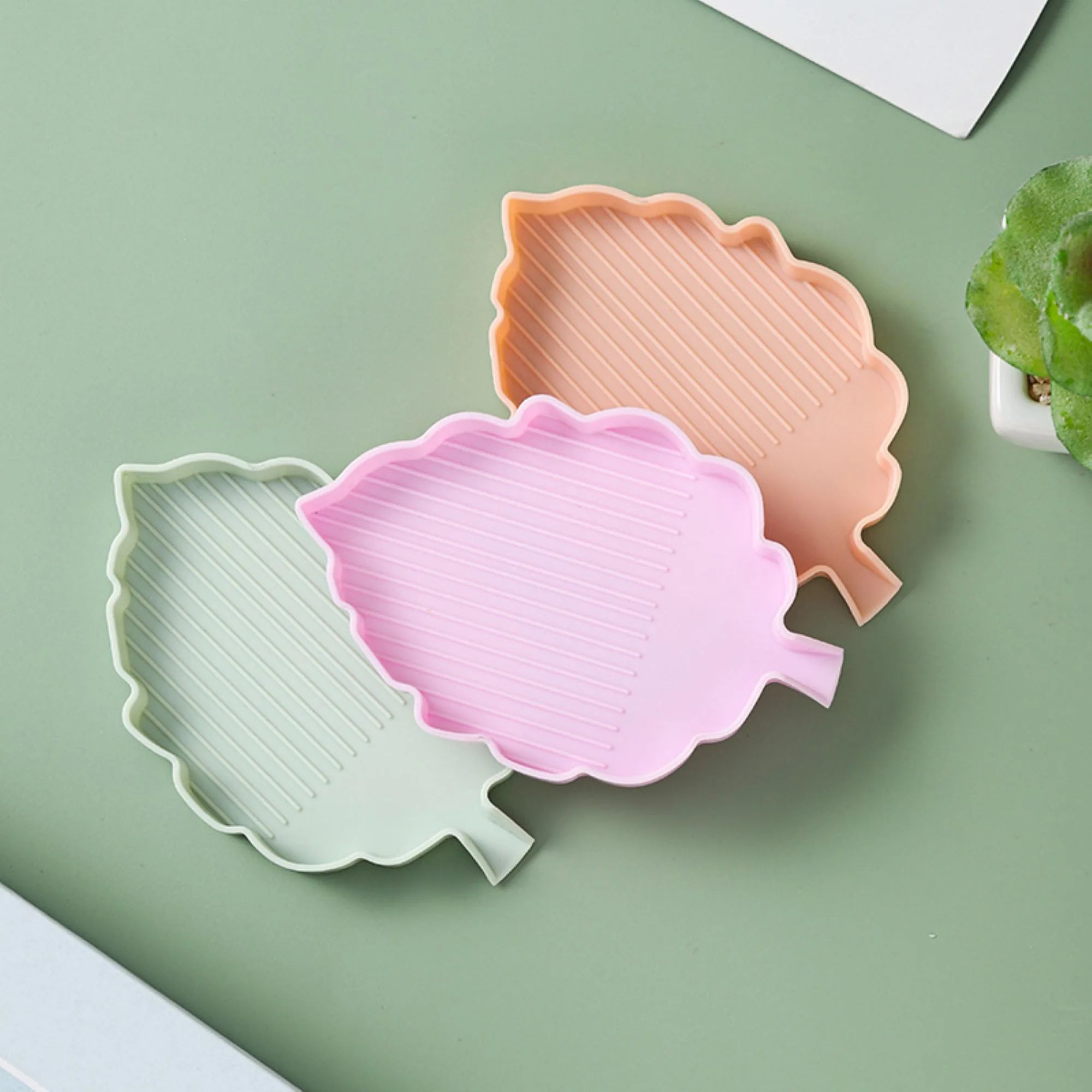 Diamond Painting Trays "Hazelnut Leaf" – Set of 3