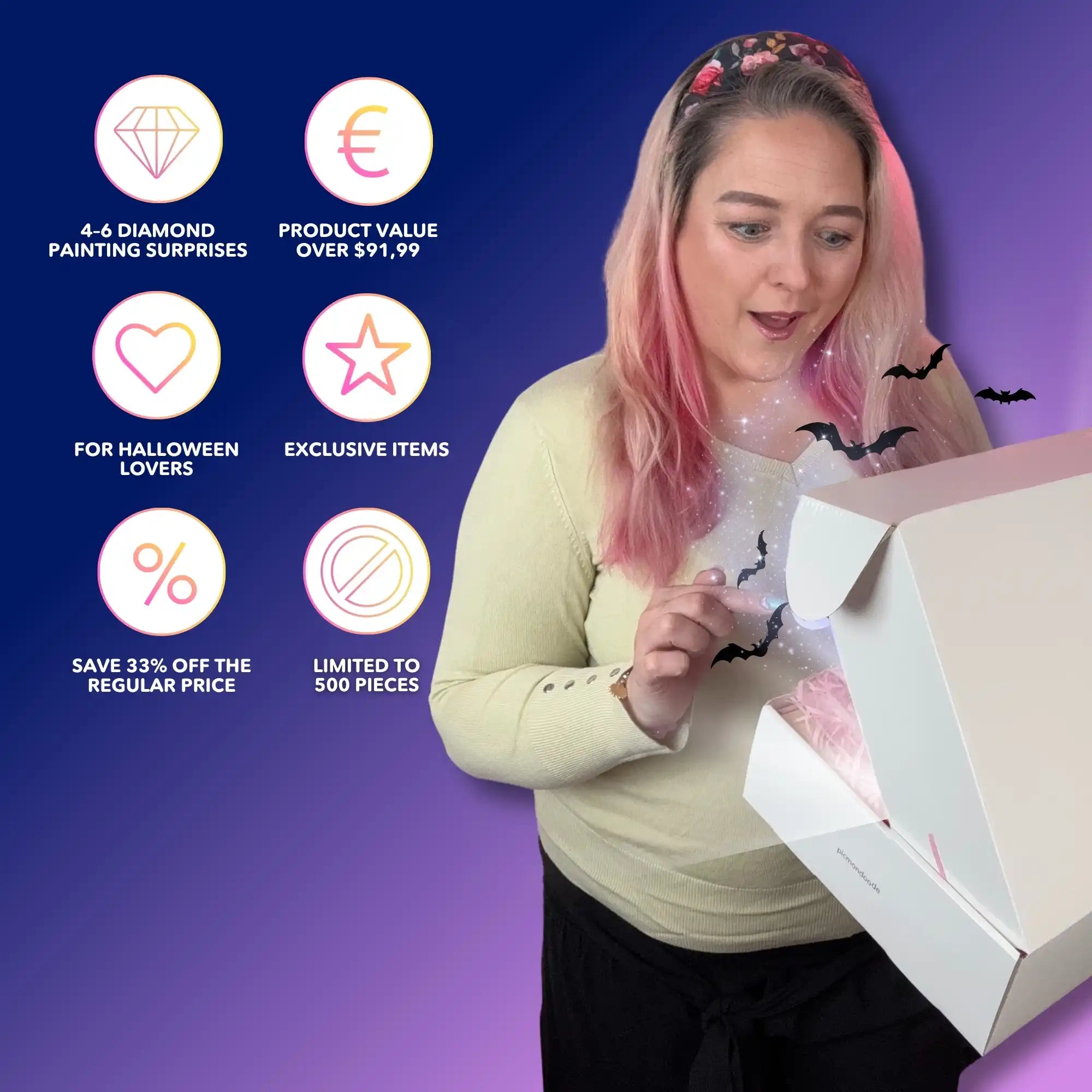 Diamond Painting Mystery-Box "Halloween" (#2)