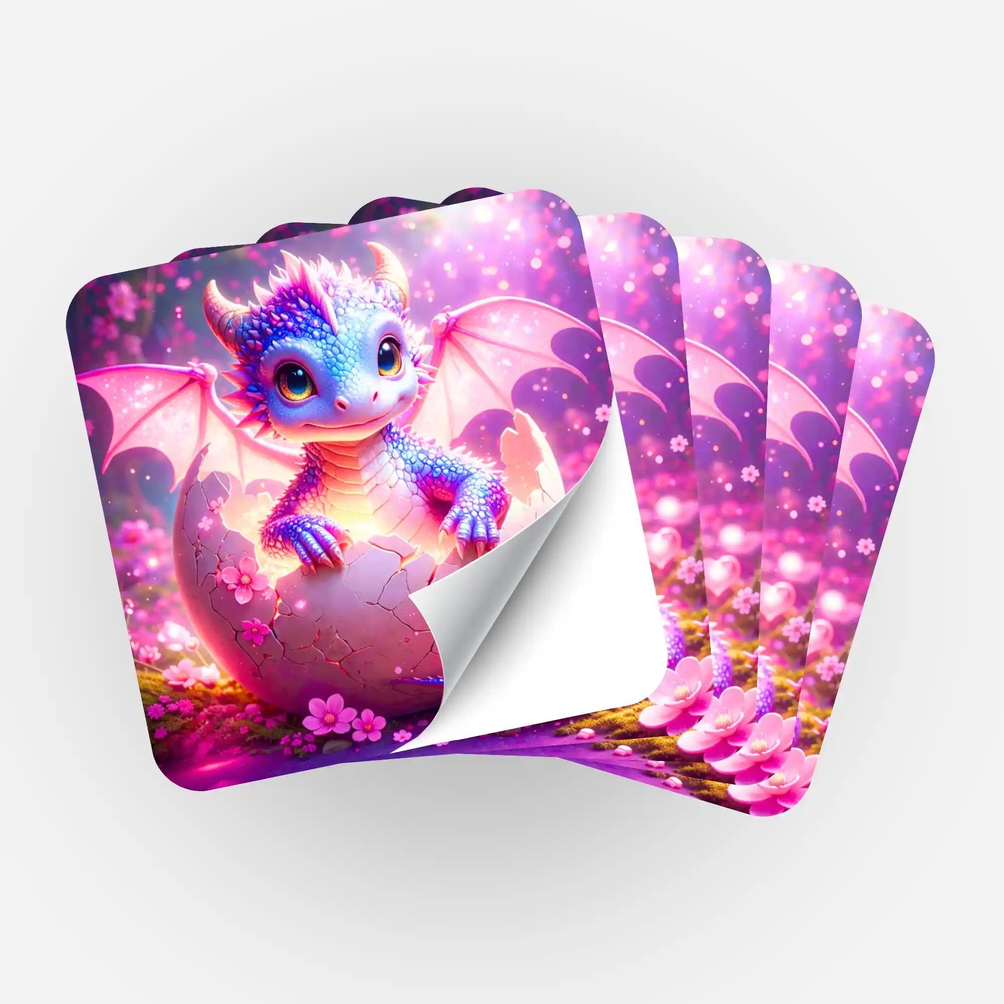 Wall Sticker 5-Pack - Dragon Sunny