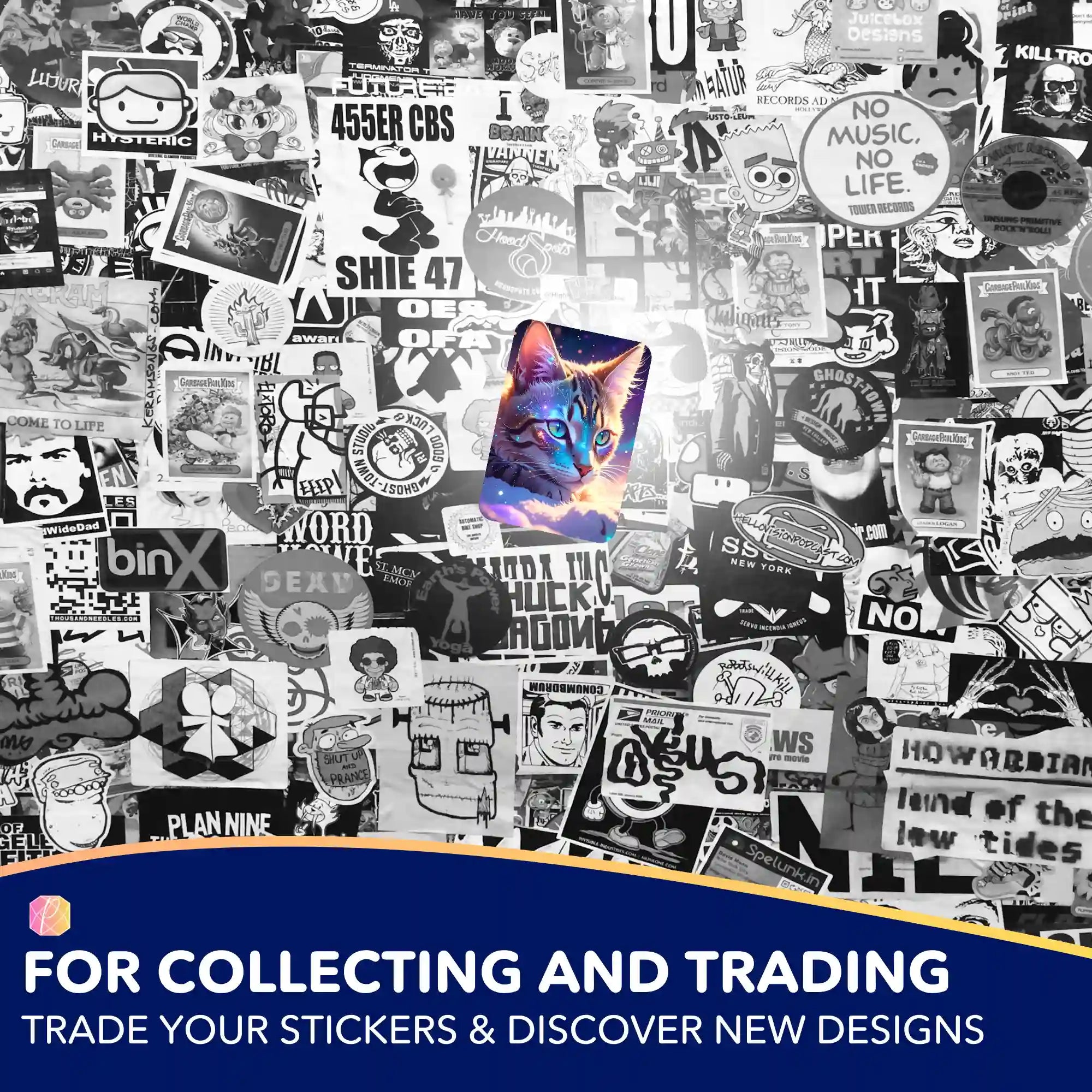 Wall Sticker 5-Pack - Velvet Paw