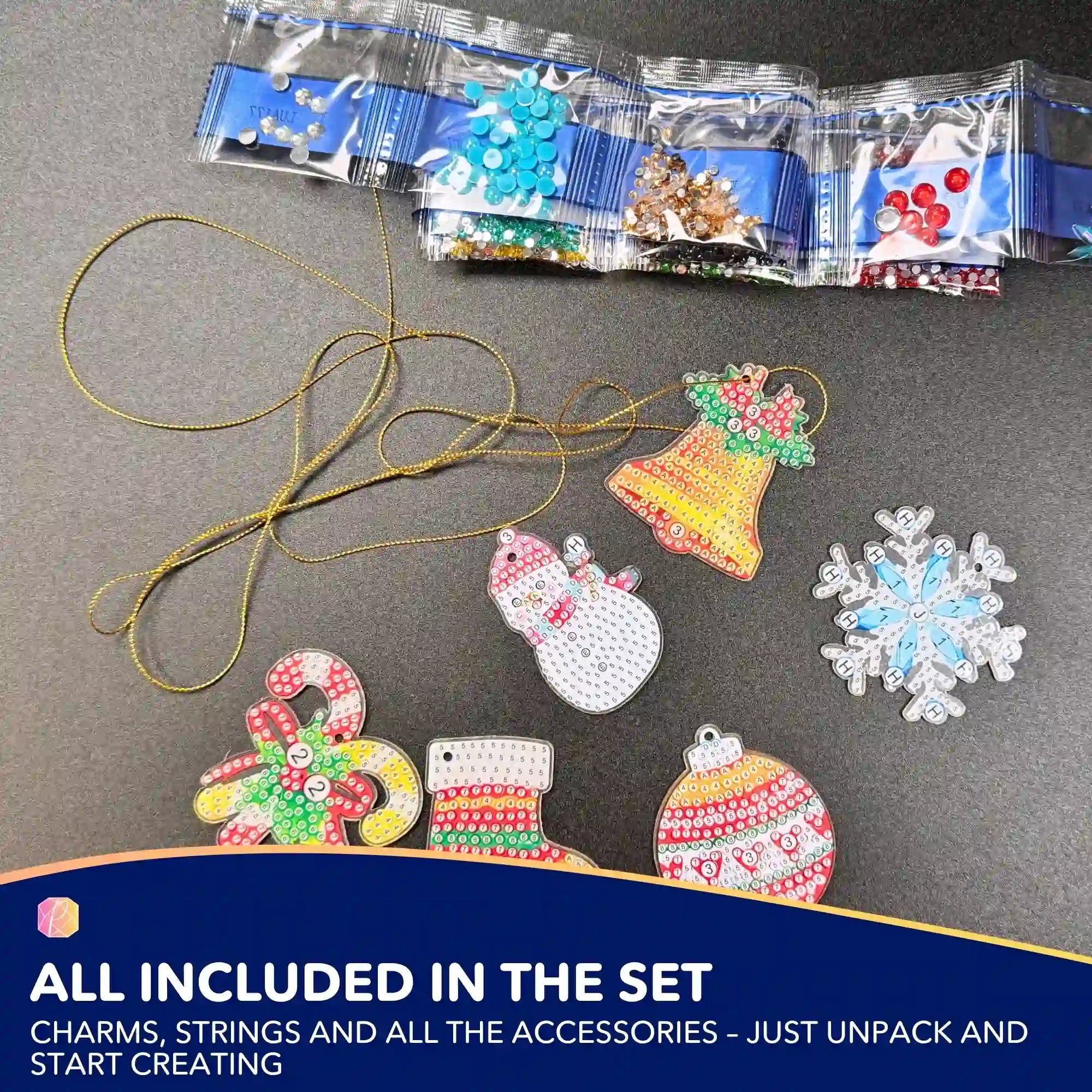 Diamond Painting - Small Christmas Ornaments