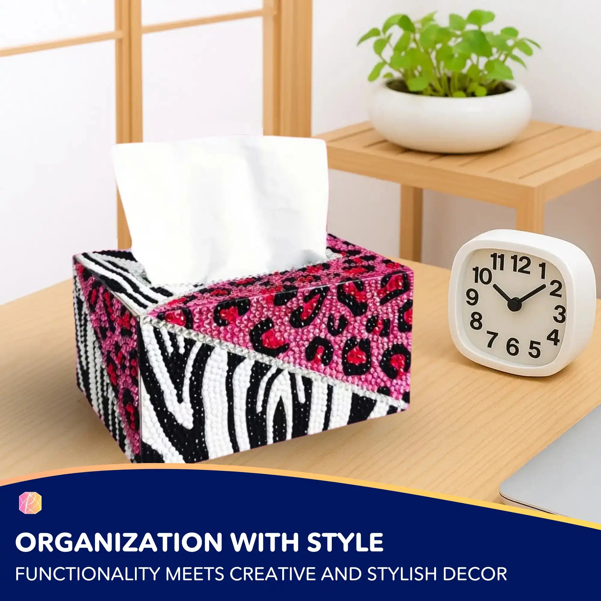 Diamond Painting – Tissue Box Animal Pattern
