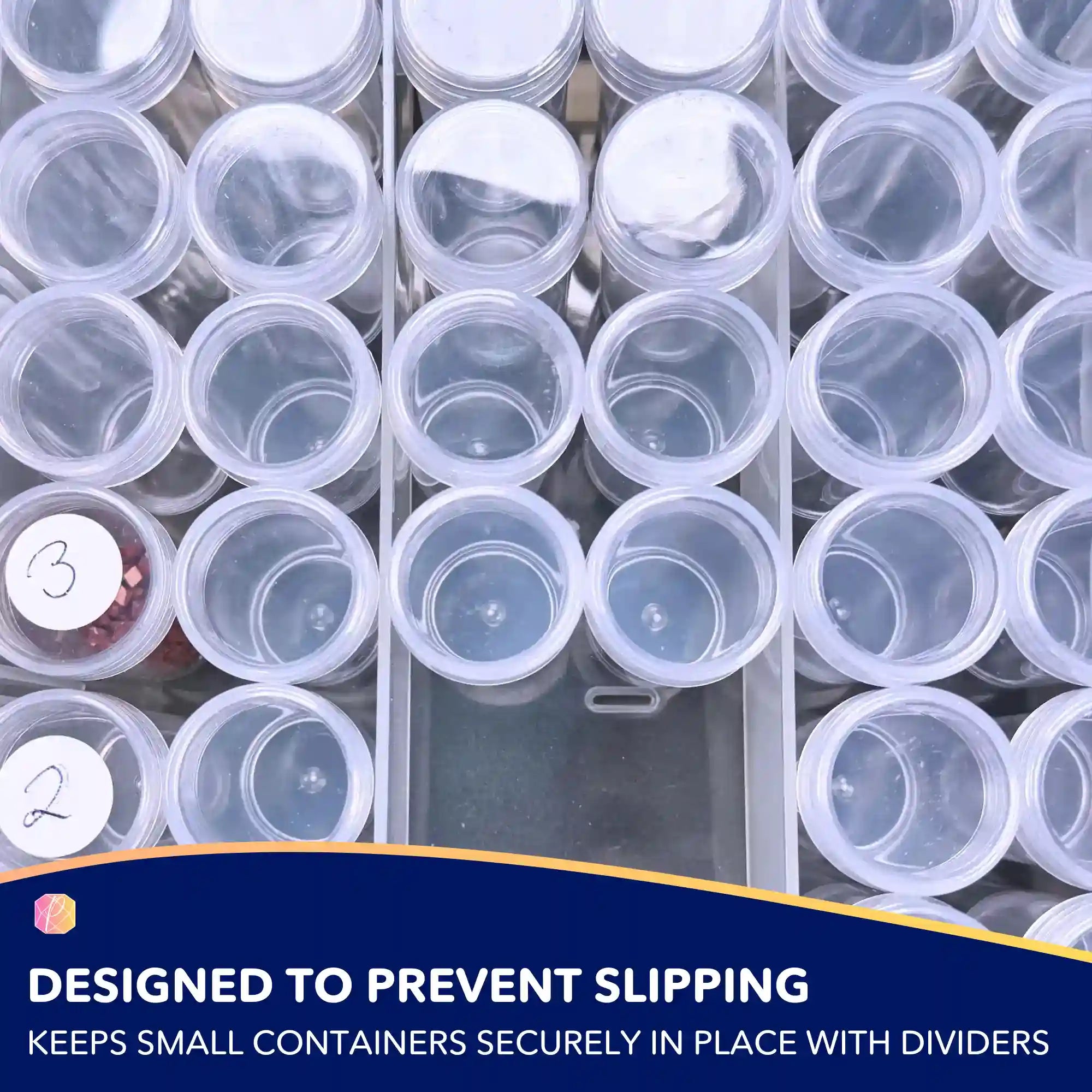 Diamond Painting Storage Box / 60 Jars