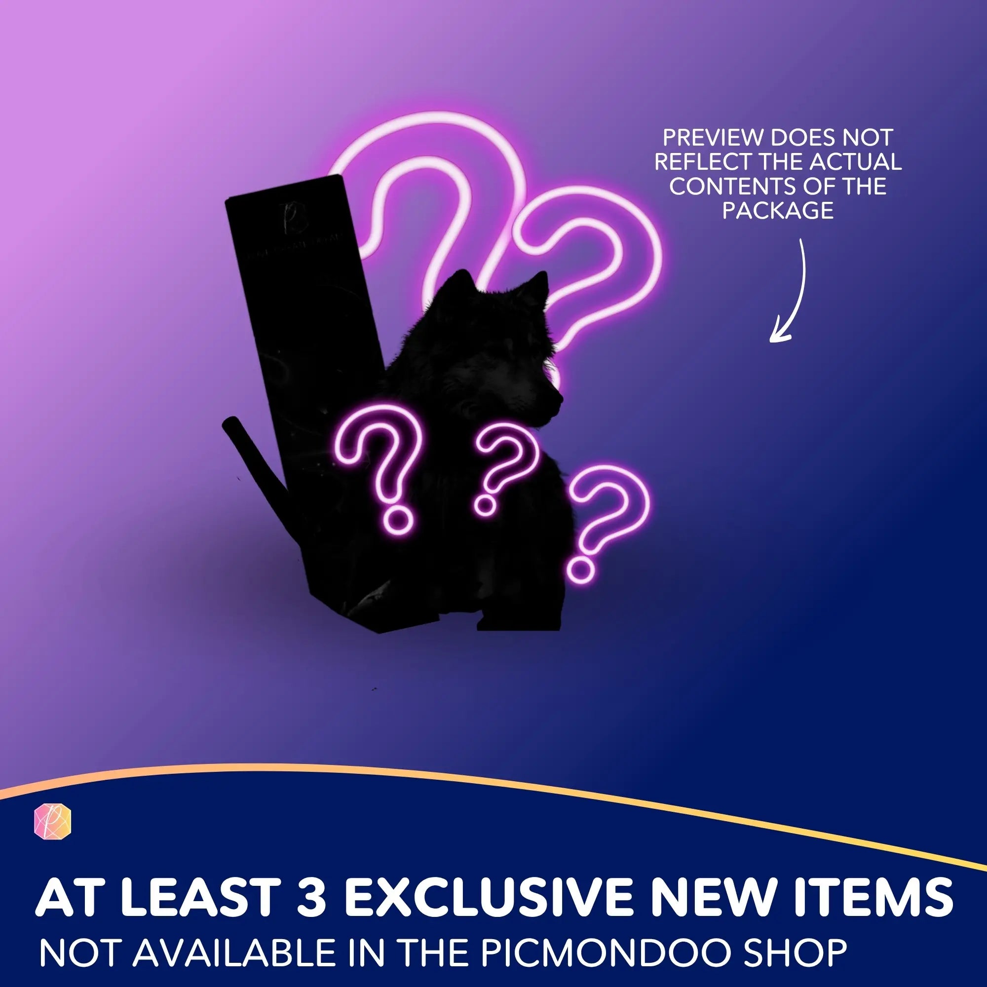 Diamond Painting Mystery Box "Wolves" (#1)