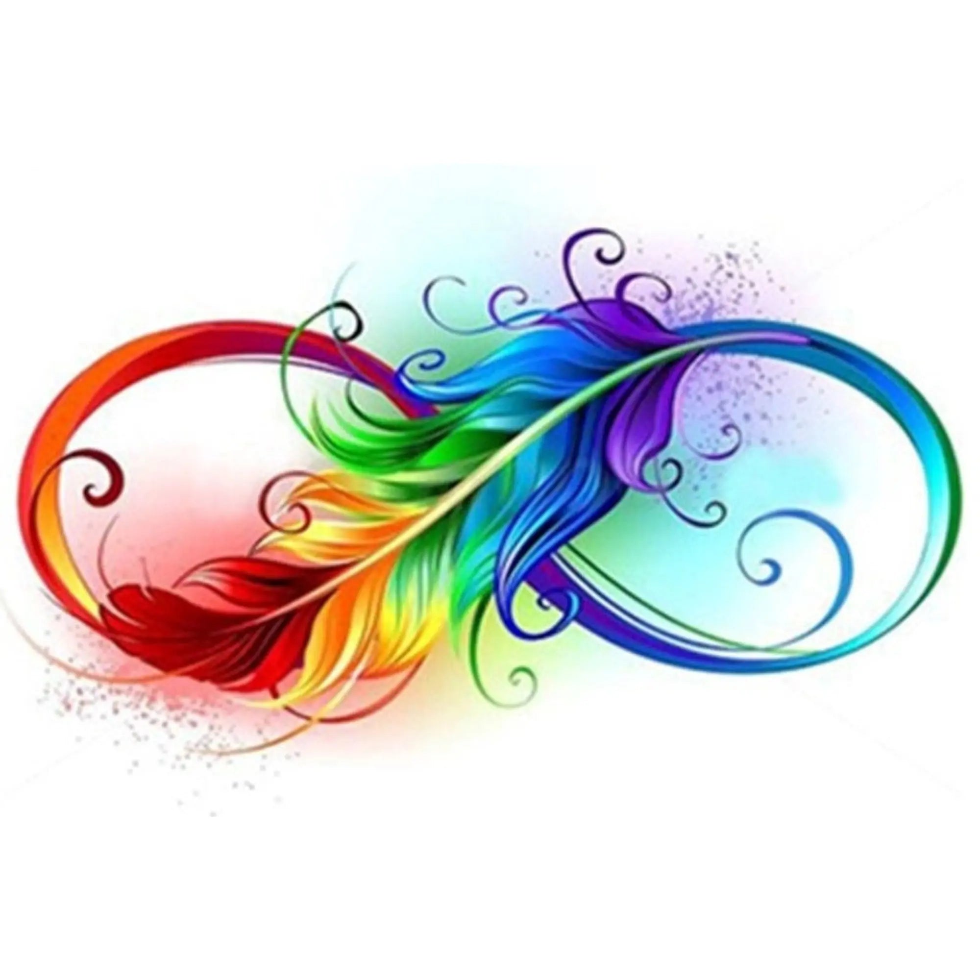 Diamond Painting Mini – Infinity Feather