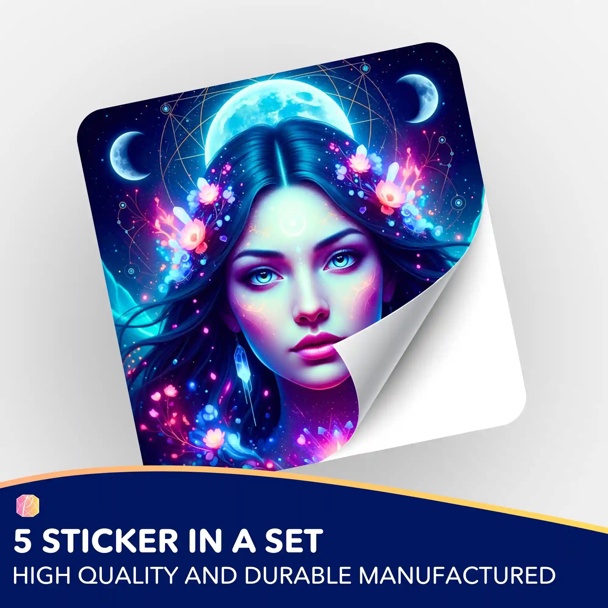 Wall Sticker 5-Pack - Moon Princess