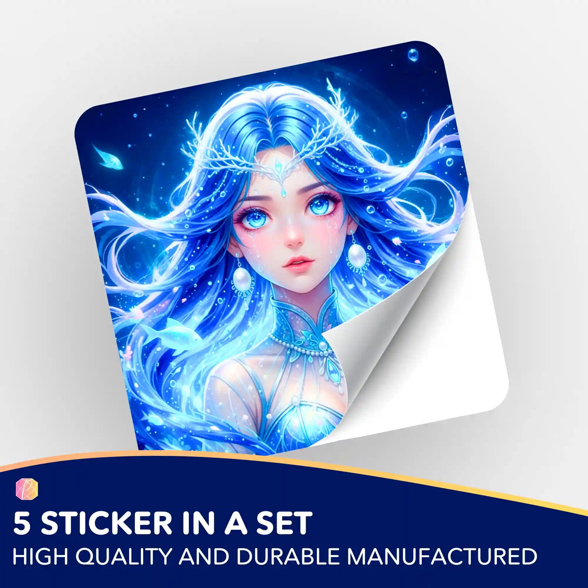 Wall Sticker 5-Pack - Nerelya – Guardian of the Deep