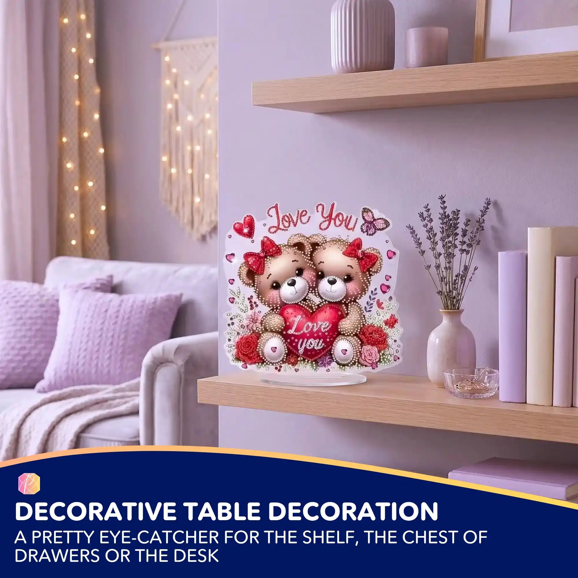 Diamond Painting Stand Bears Love You – Mother’s Day