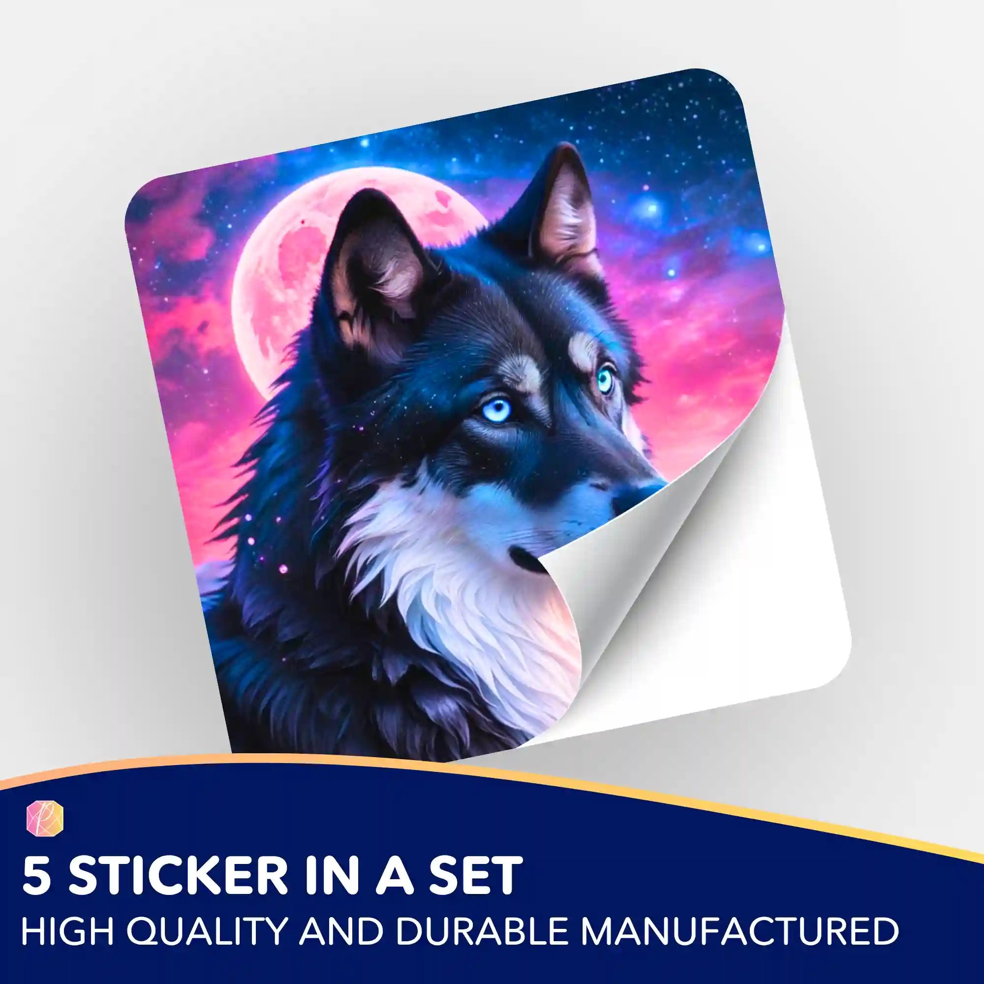 Wall Sticker 5-Pack - Under the Strawberry Moon