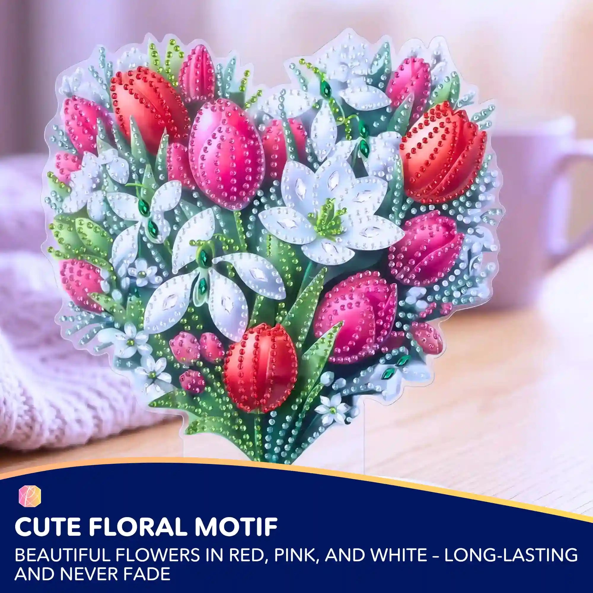 Diamond Painting Stand Flower Heart – Mother’s Day