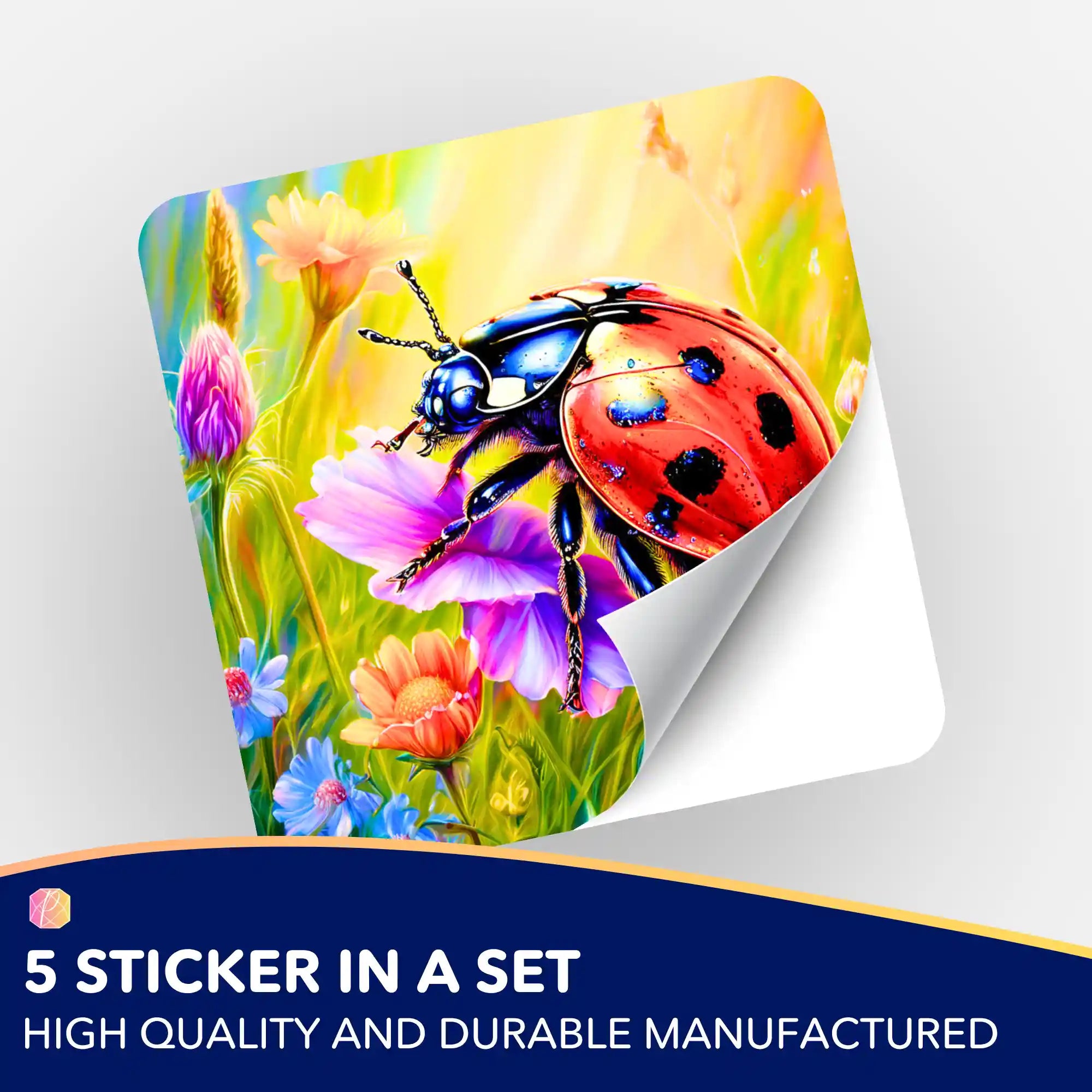 Wall Sticker 5-Pack - Little Messenger of Happiness
