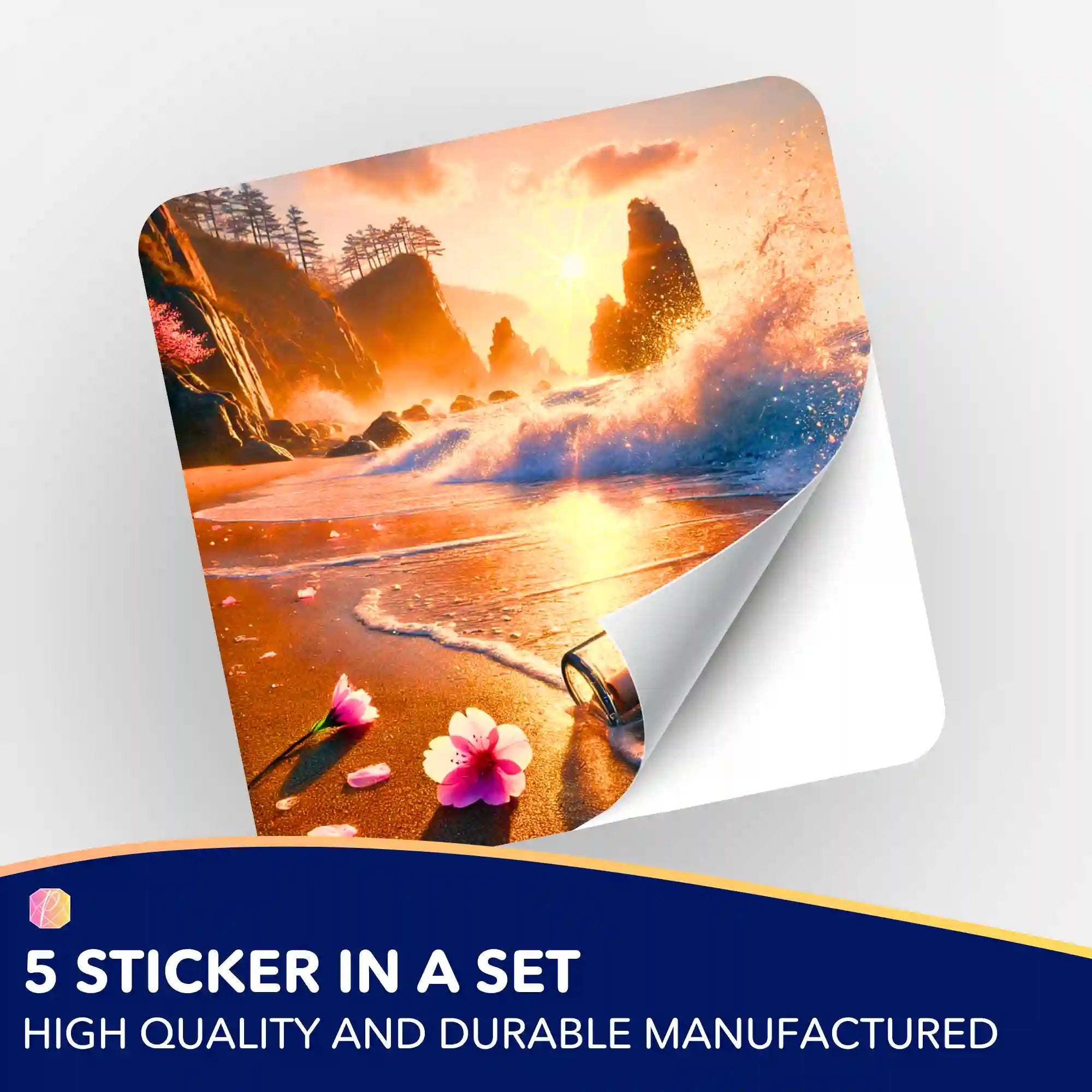 Wall Sticker 5-Pack - What the Sea preserves