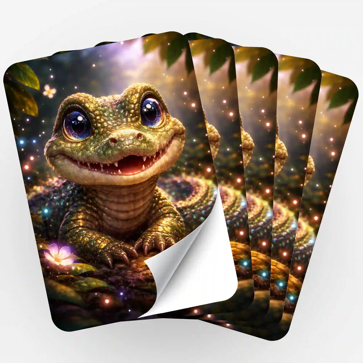 Wall Sticker 5-Pack - Ancient Smile