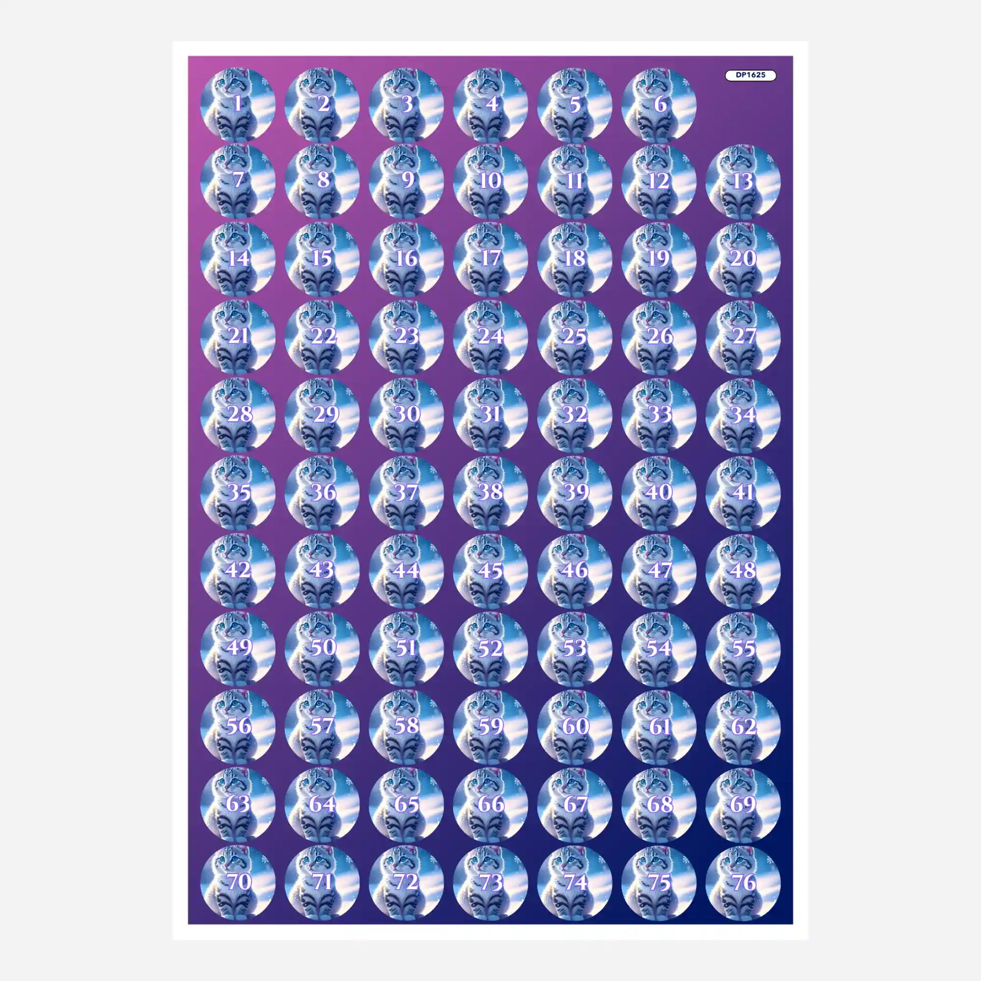 Small Jar Stickers - Snow Spirit