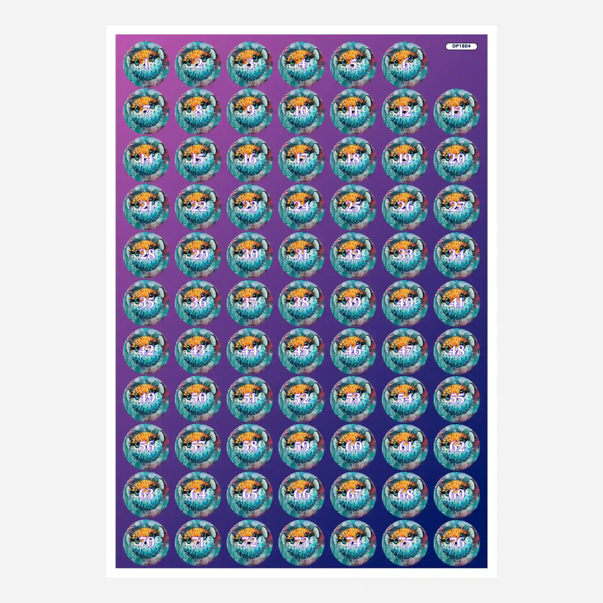 Small Jar Stickers - Courage for Greatness