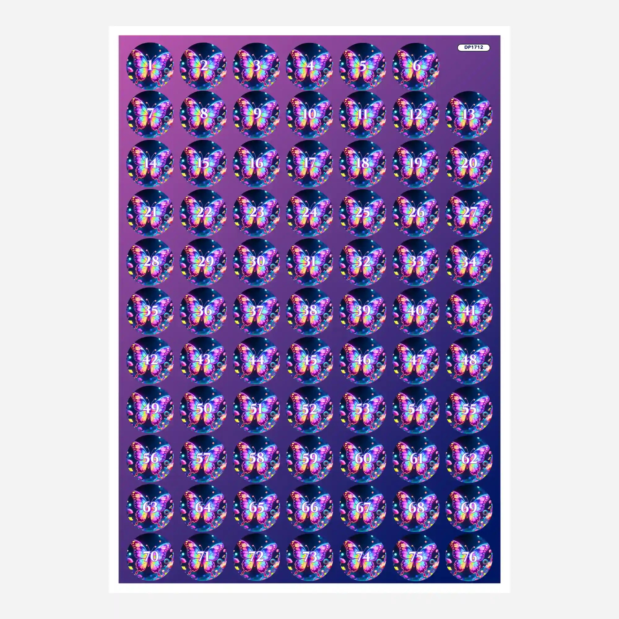 Small Jar Stickers - Wings of the Veil