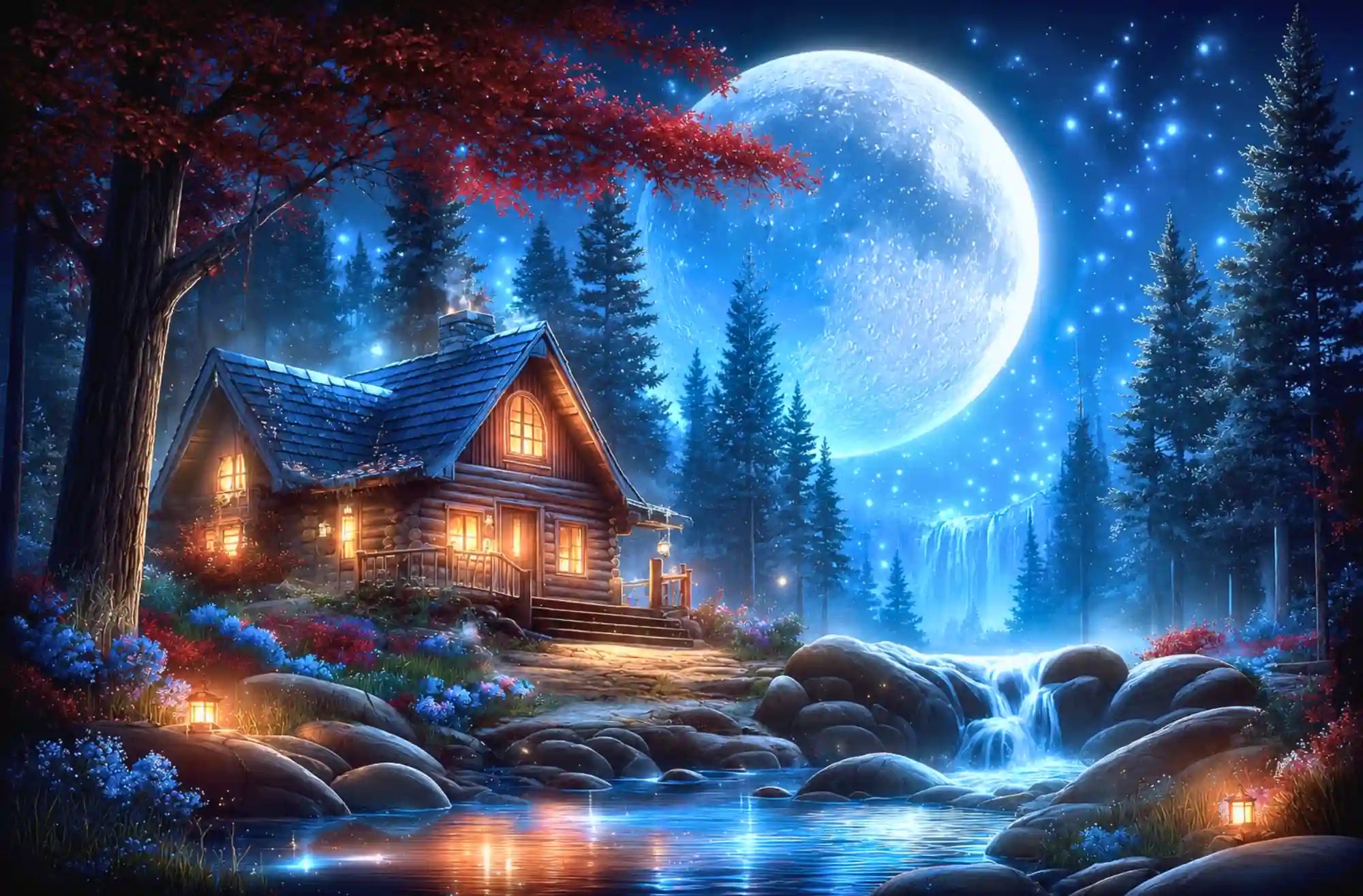 Diamond Painting 7 Day Special – Where the Moonlight Lives