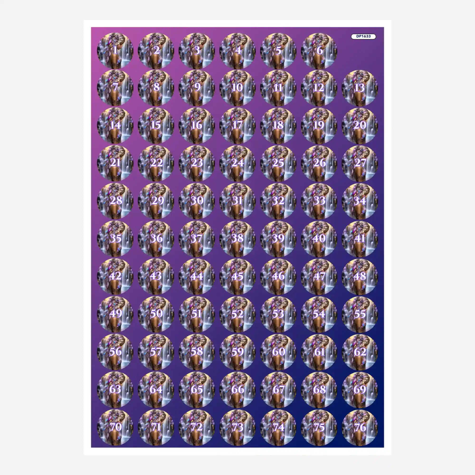 Small Jar Stickers - Elysia’s Song