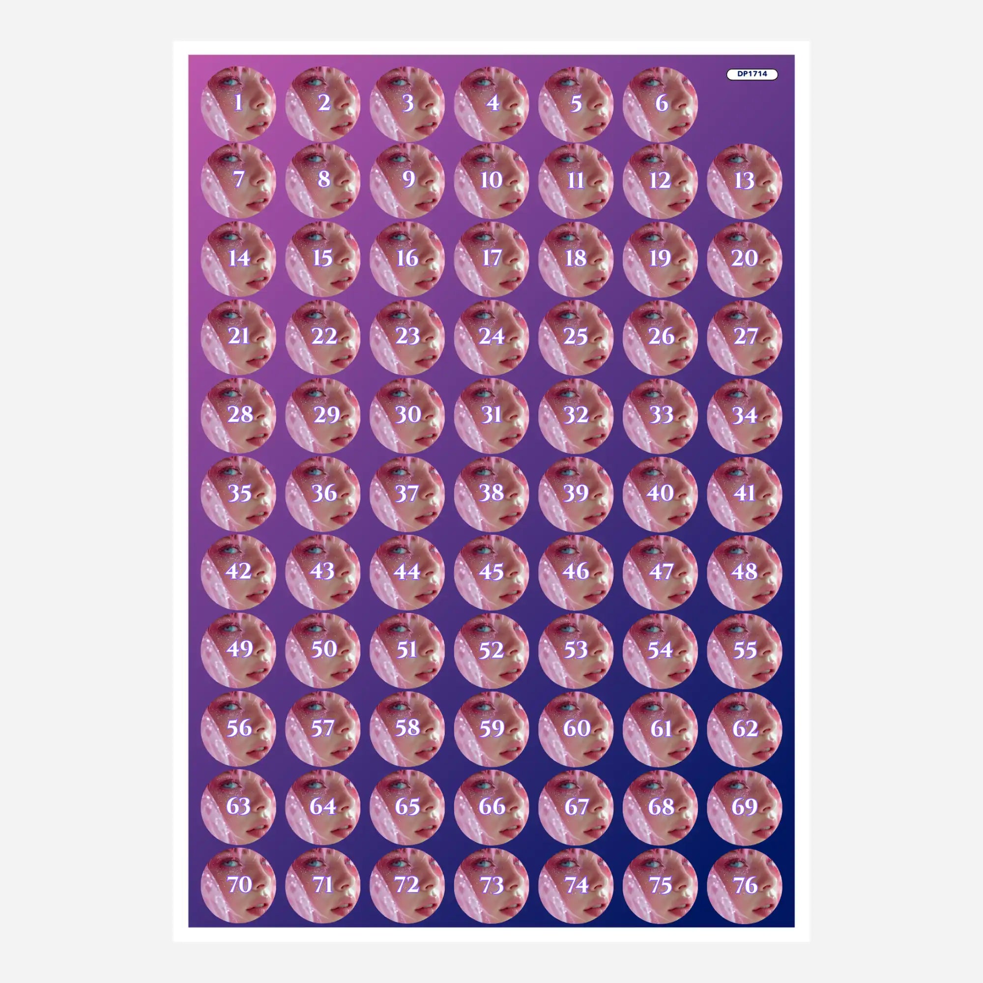 Small Jar Stickers - Pink Dream