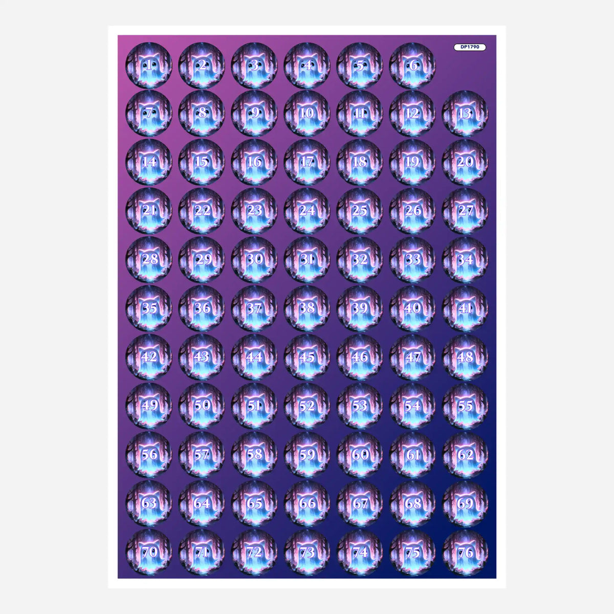 Small Jar Stickers - Glowy