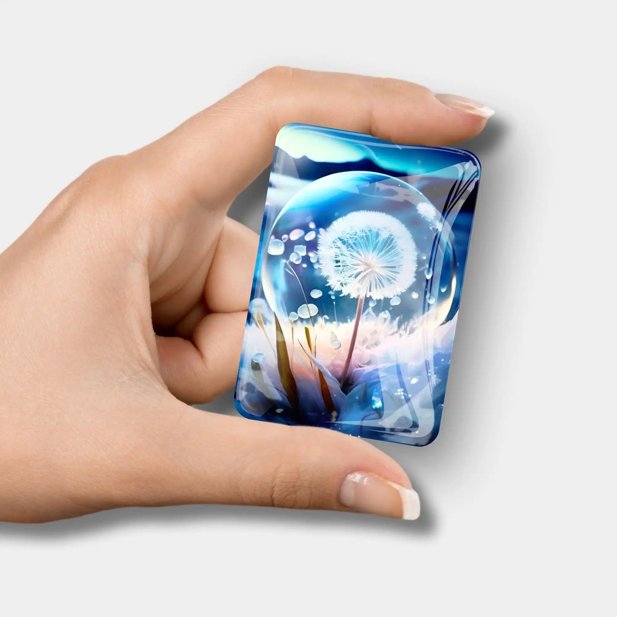 Cover Minder - Dandelion Ice Crystal