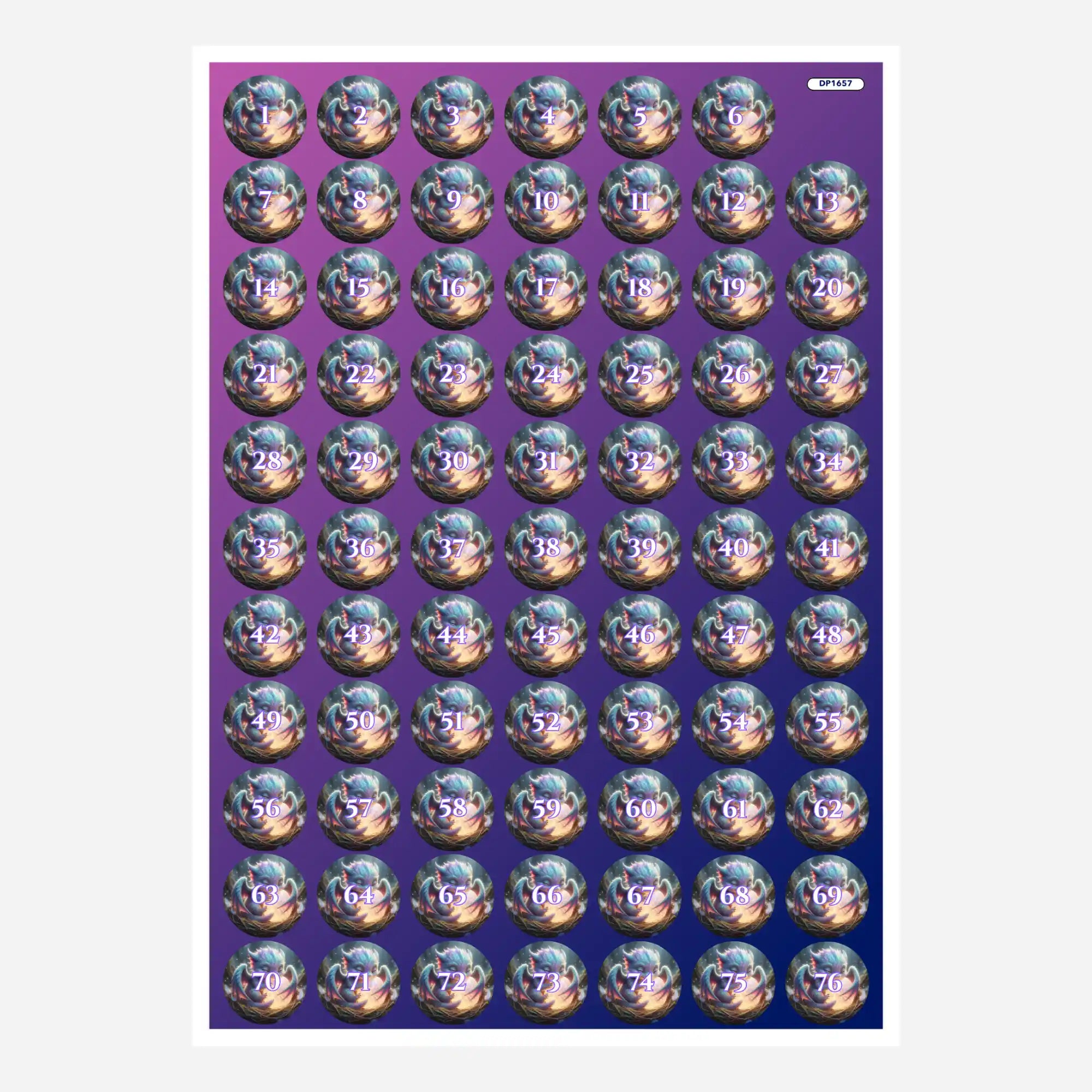 Small Jar Stickers - Light Dragon Faye