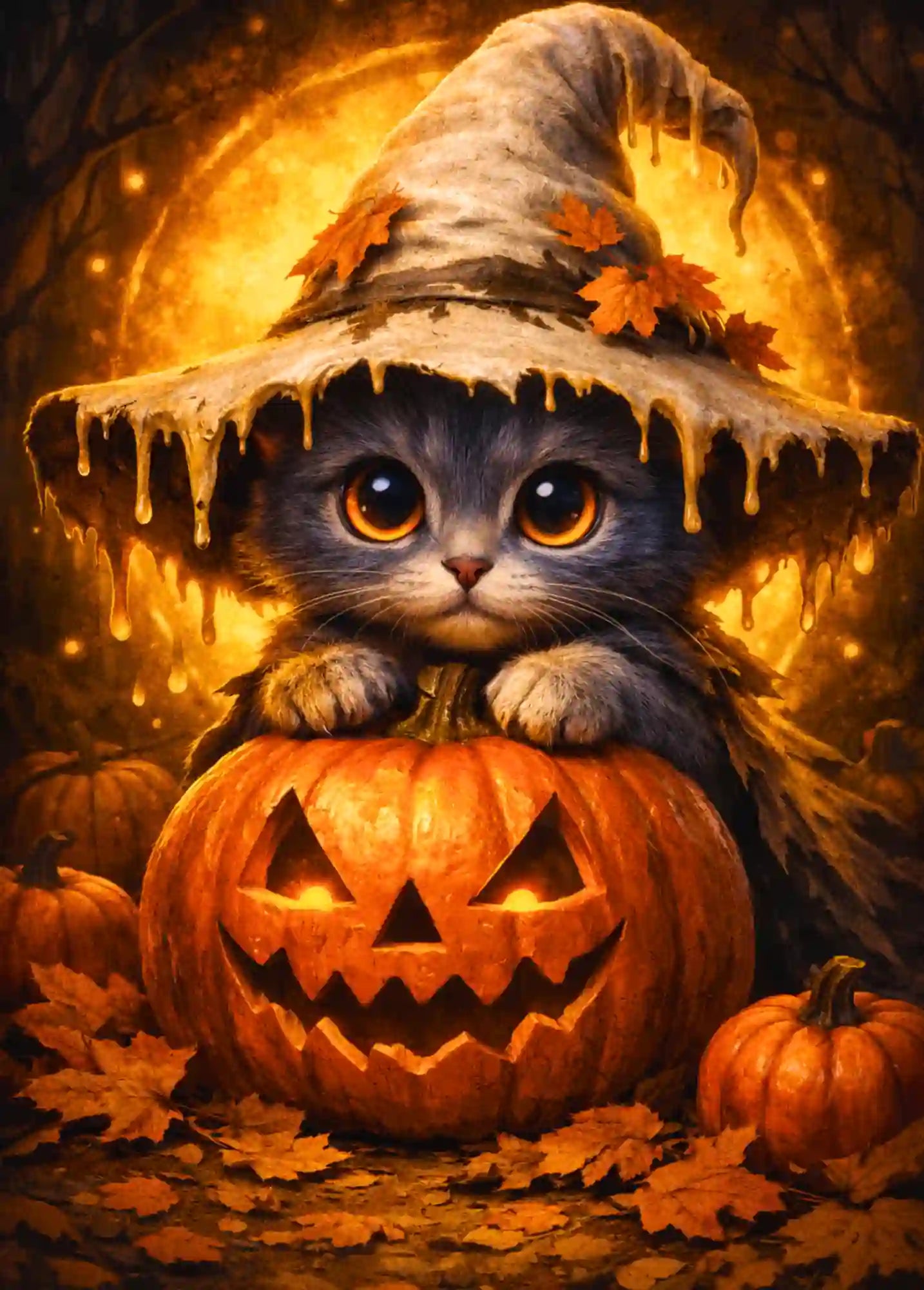 Diamond Painting – The Little Pumpkin Witch “Limited Edition”