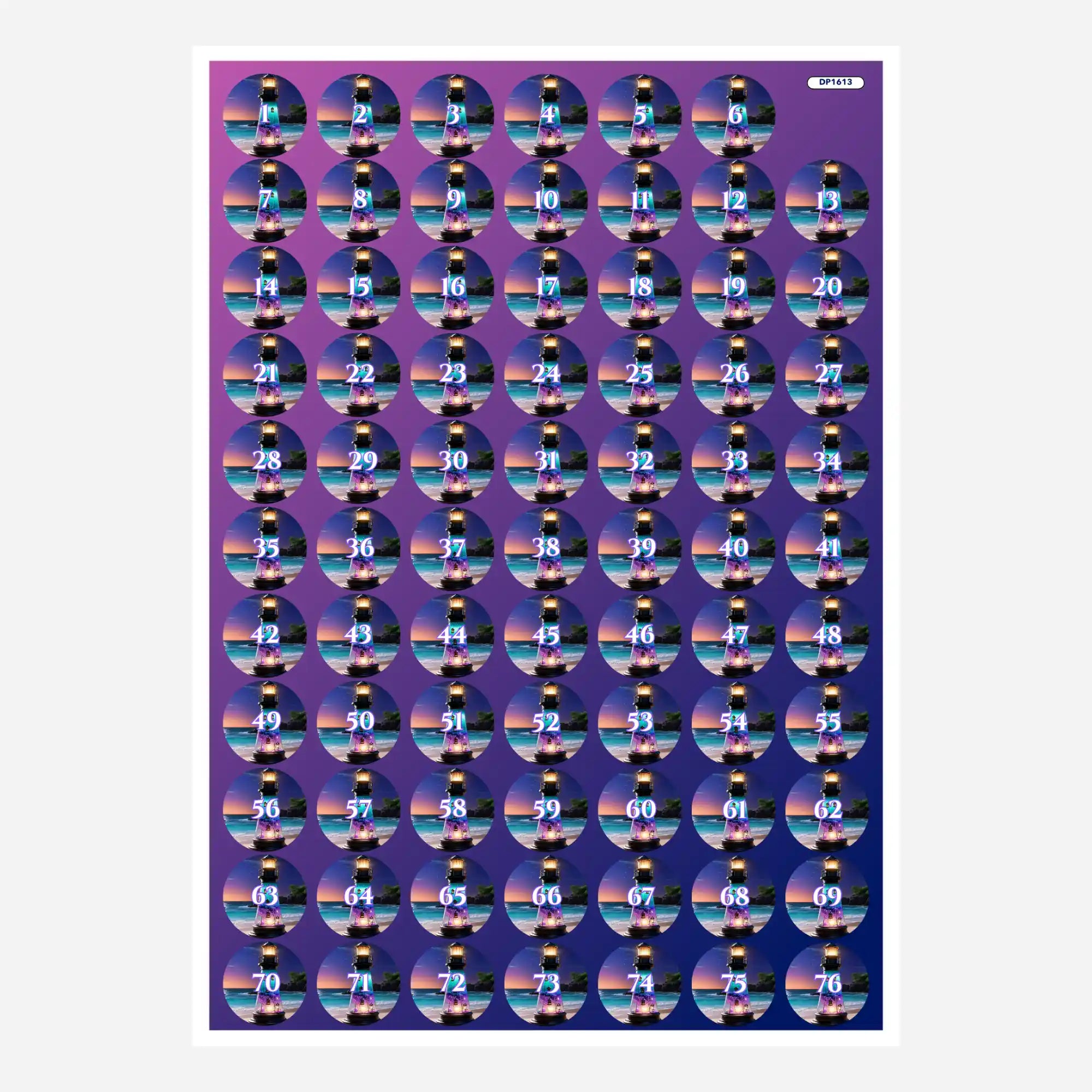 Small Jar Stickers - Lighthouse of Dreams