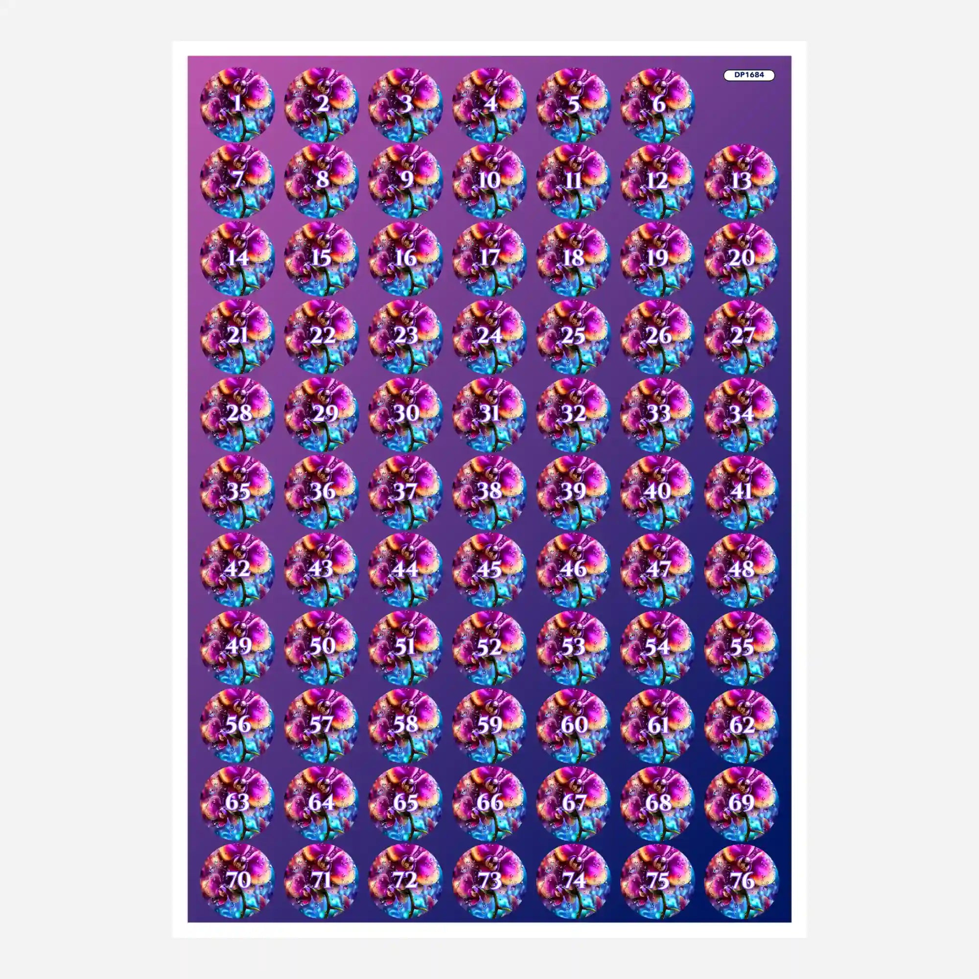 Small Jar Stickers - Rain Kiss