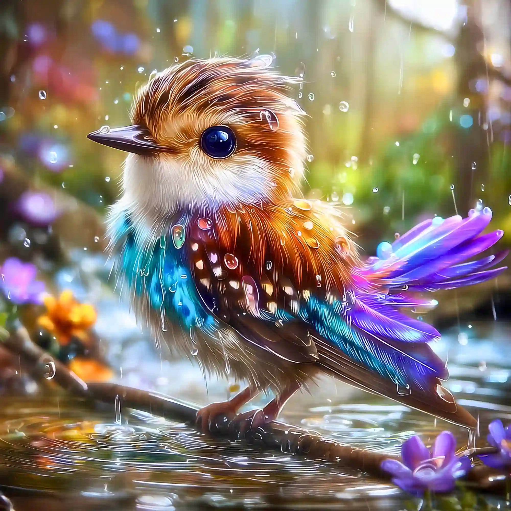 Diamond Painting 7 Day Special – A Summer Shower for Chirp