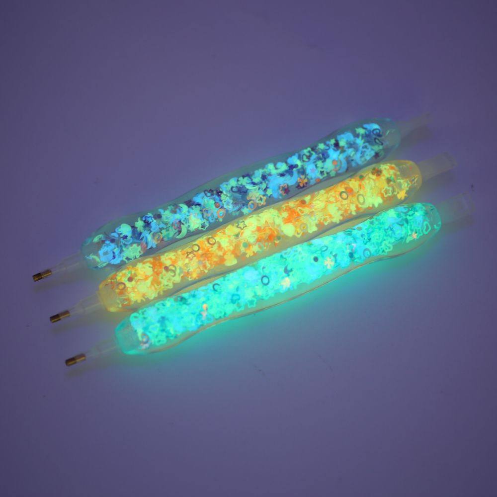 'Glow in the Dark' Pen Set (3-Pack)