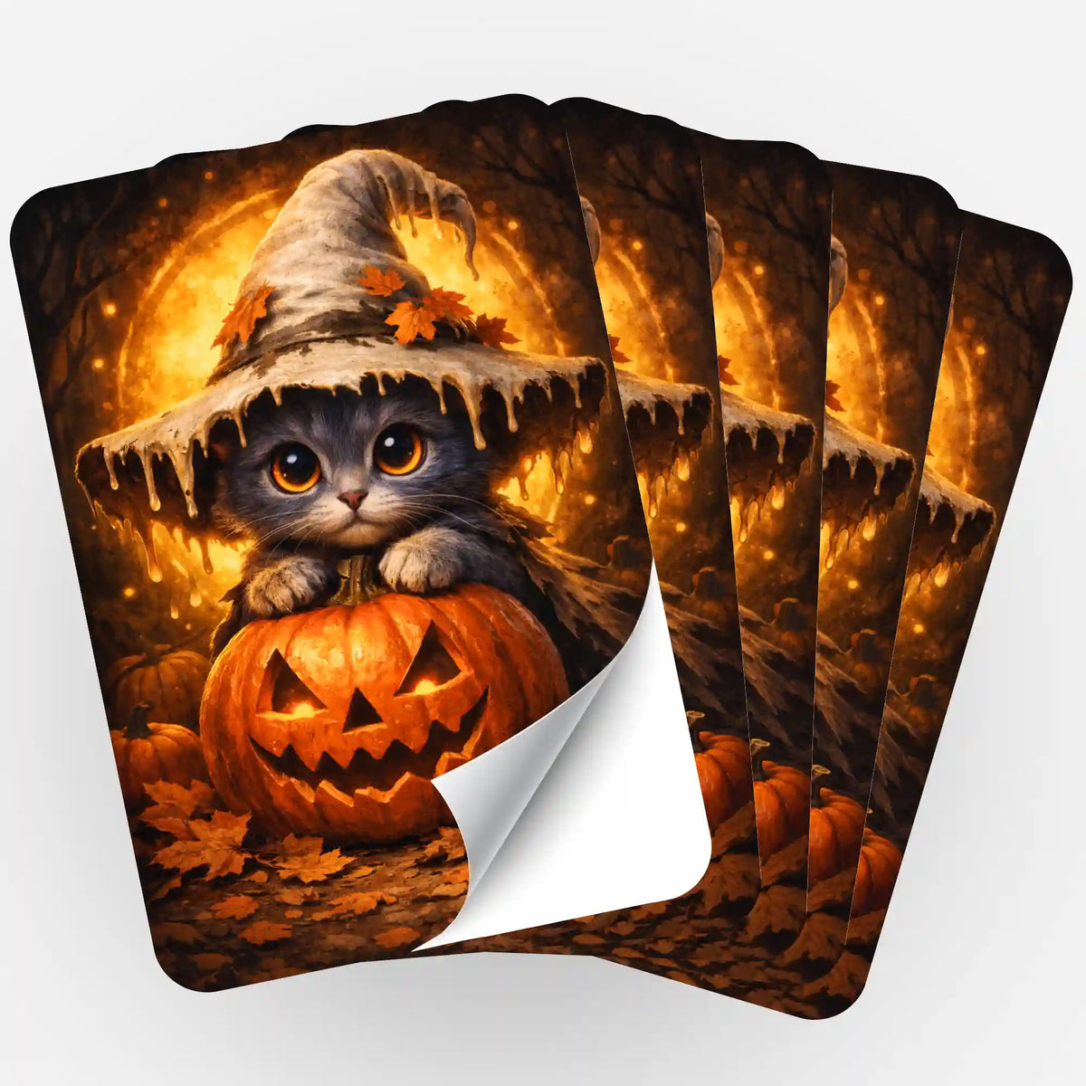 Wall Sticker 5-Pack - The Little Pumpkin Witch