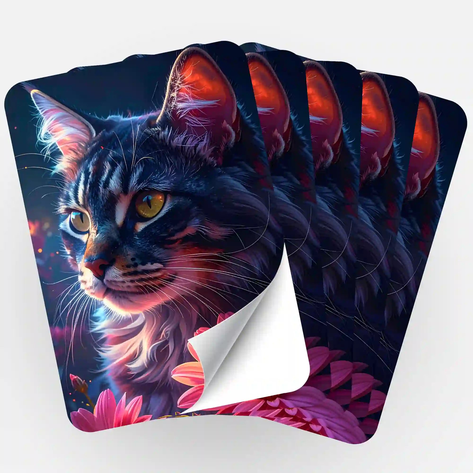 Wall Sticker 5-Pack - Blessing of Bastet