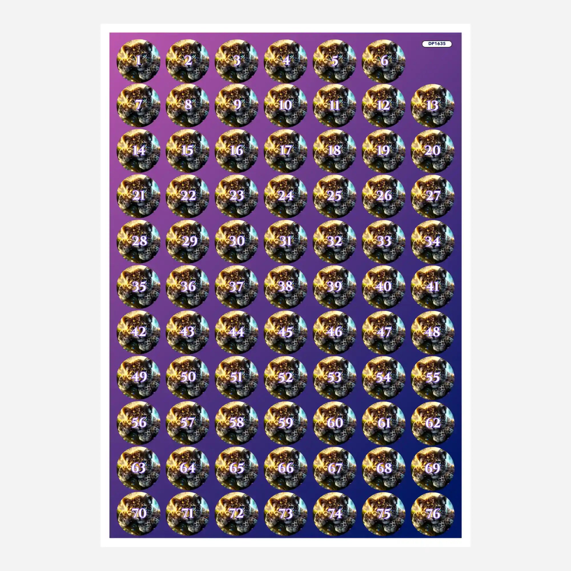 Small Jar Stickers - Sun Spark
