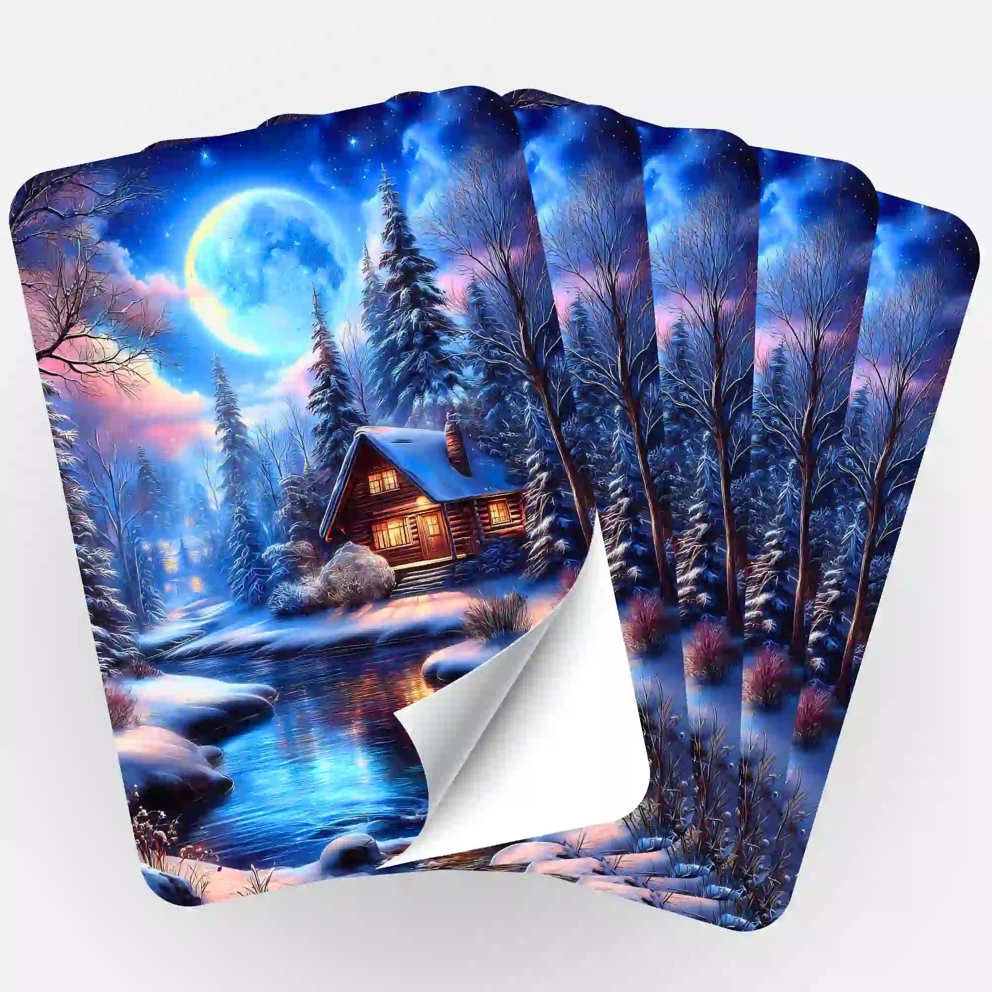 Wall Sticker 5-Pack - Refuge in the Silver Light "Limited Edition"
