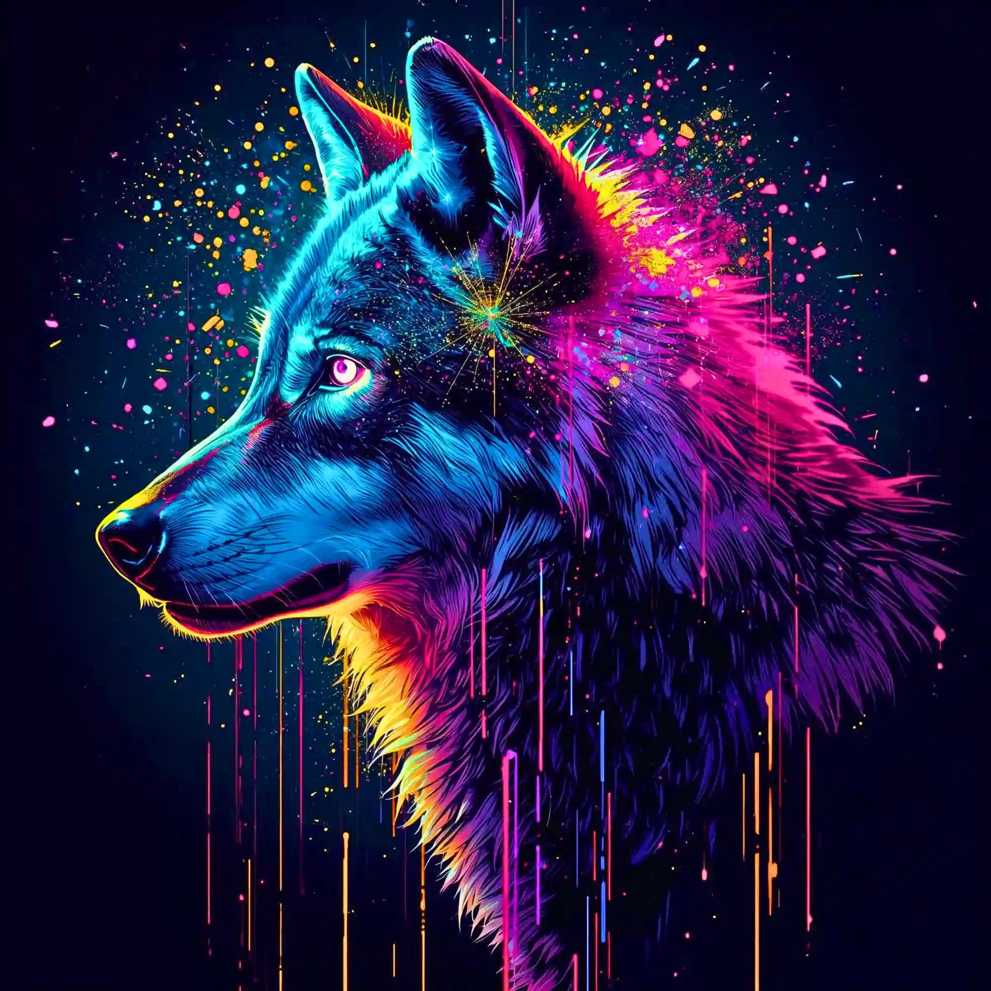 Diamond Painting - Power Animal Wolf: Clarity & Instinct