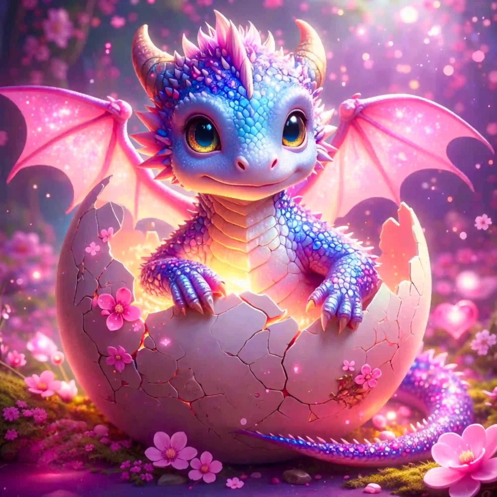 Diamond Painting - Dragon Sunny