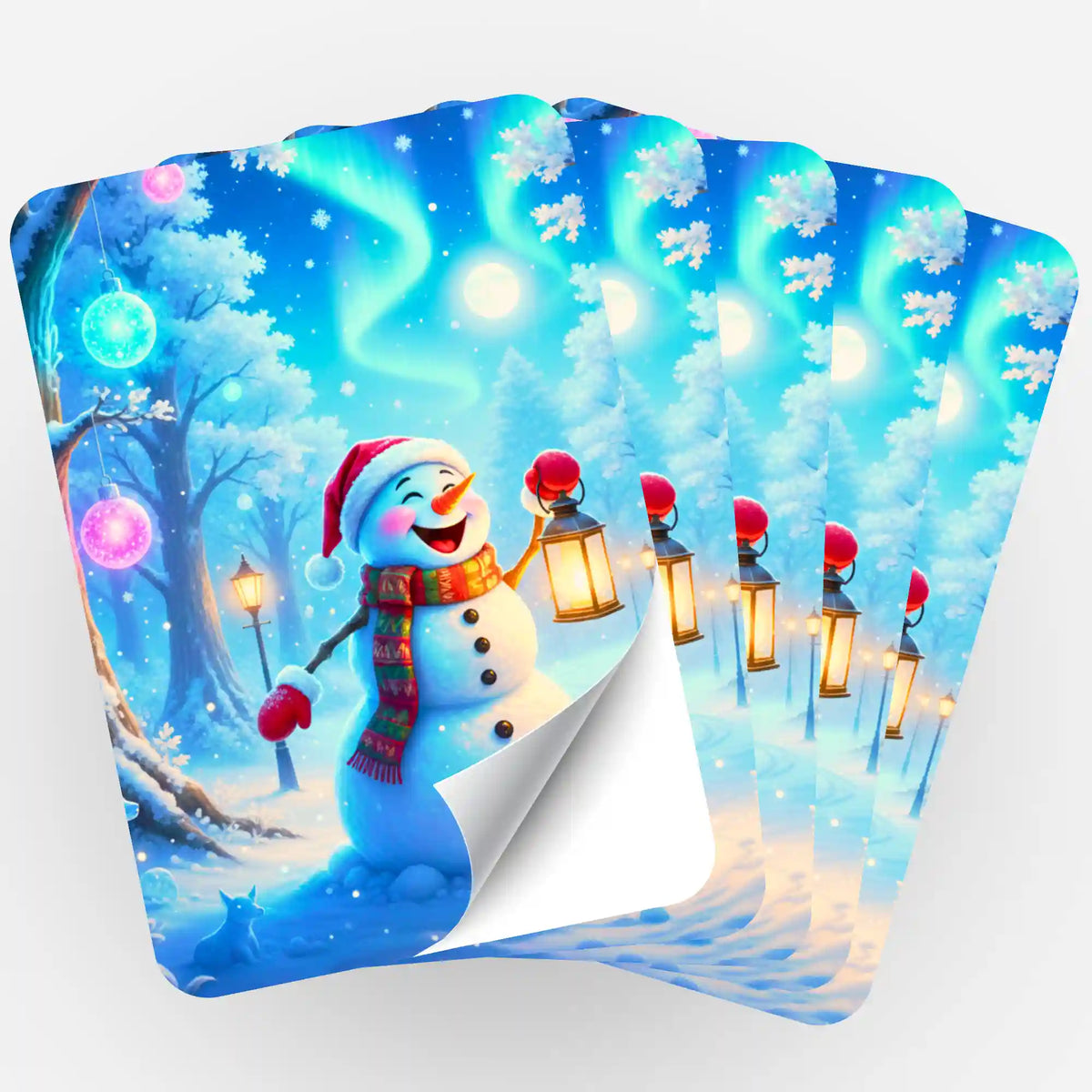 Wall Sticker 5-Pack - Magic of the Winter Night
